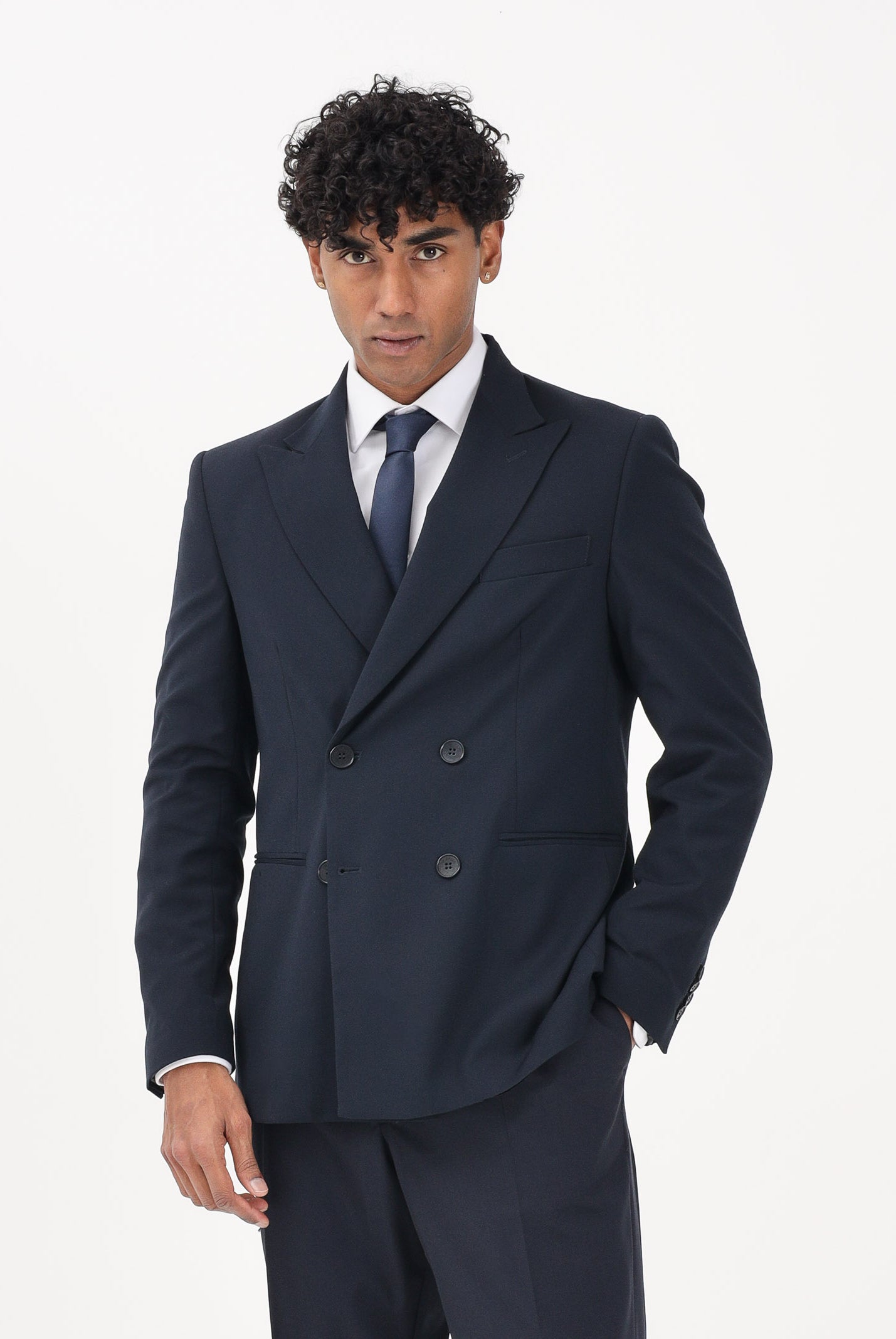 I'M BRIAN Giacca doppiopetto blu da uomo GIA3657 005 I'M BRIAN