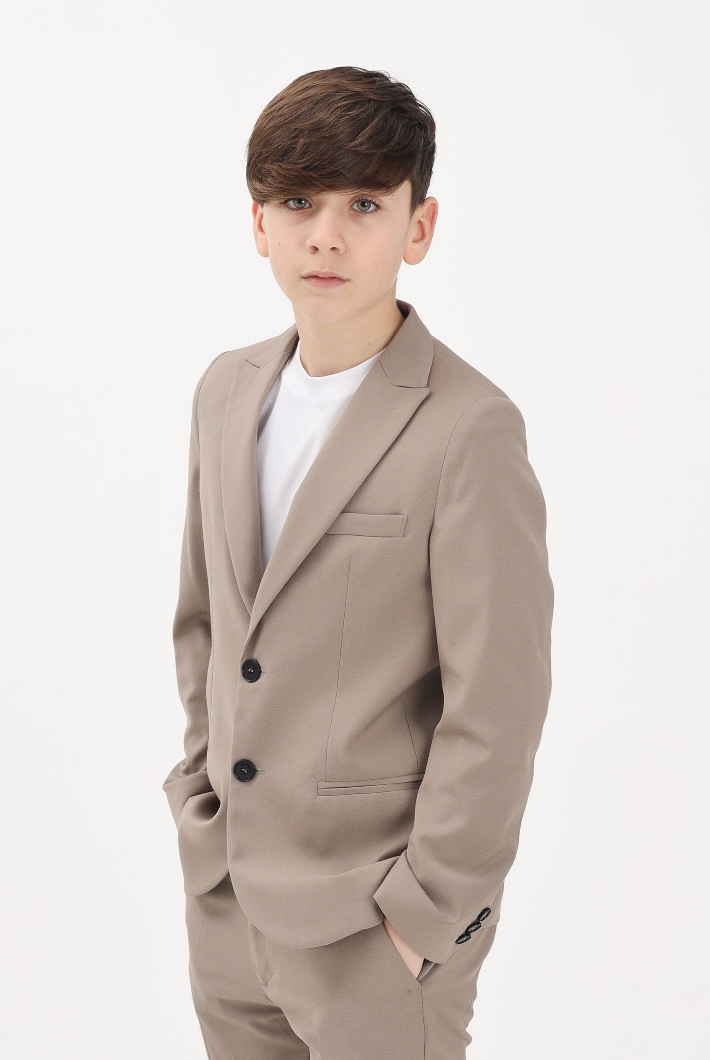 I'M BRIAN Giacca beige da bambino GIA3658J TA I'M BRIAN