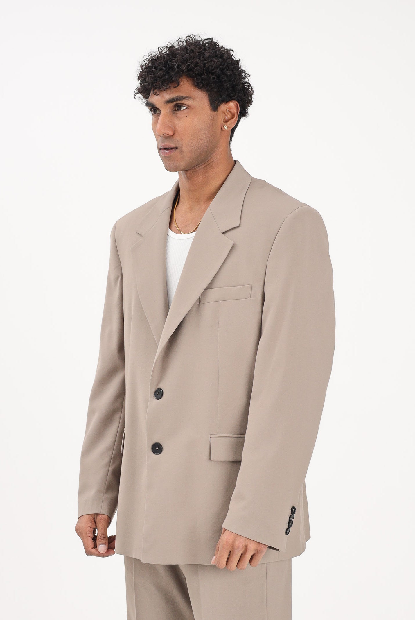 I'M BRIAN Giacca monopetto beige da uomo GIA3659 TA I'M BRIAN