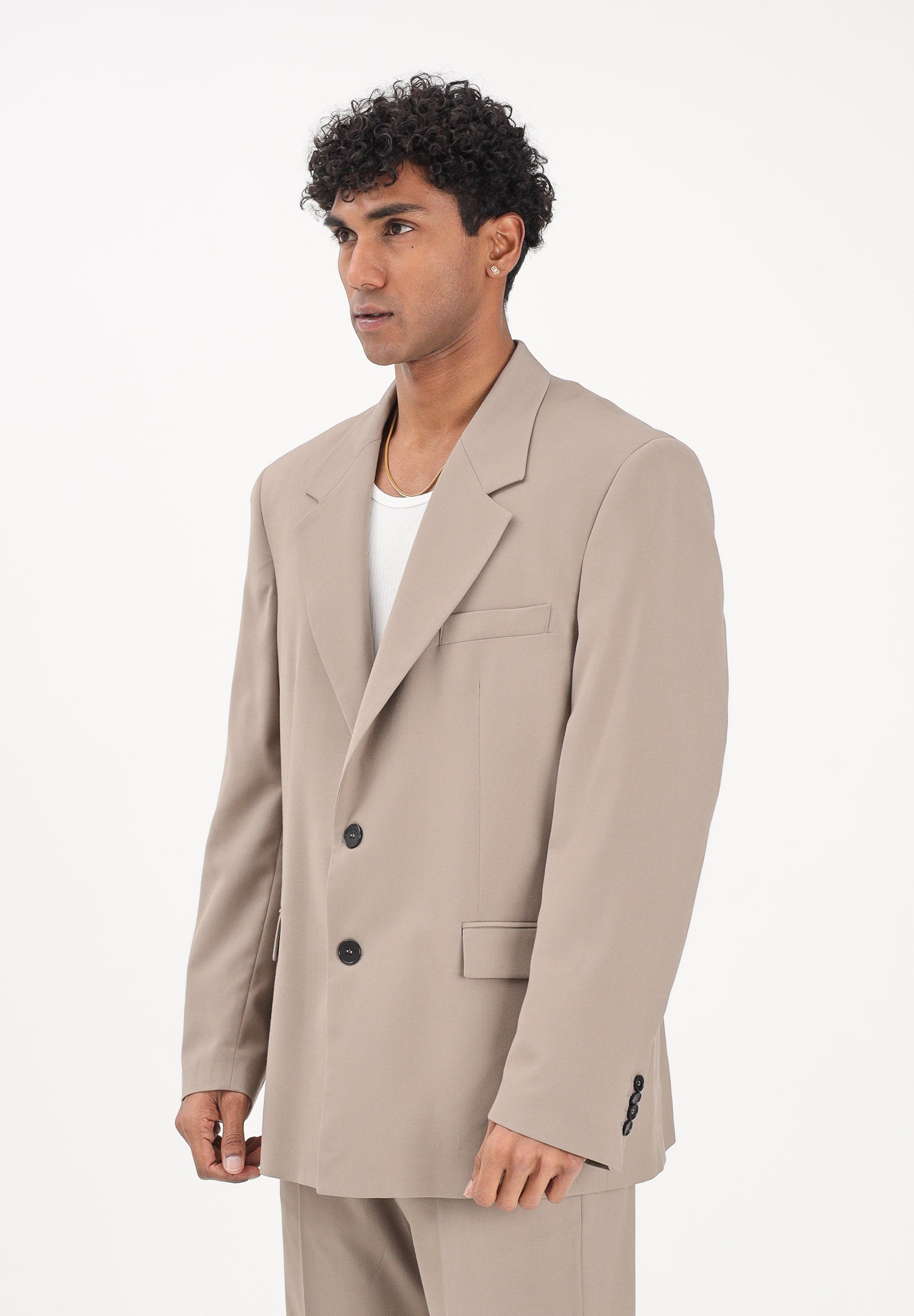 I'M BRIAN Giacca monopetto beige da uomo GIA3659 TA I'M BRIAN