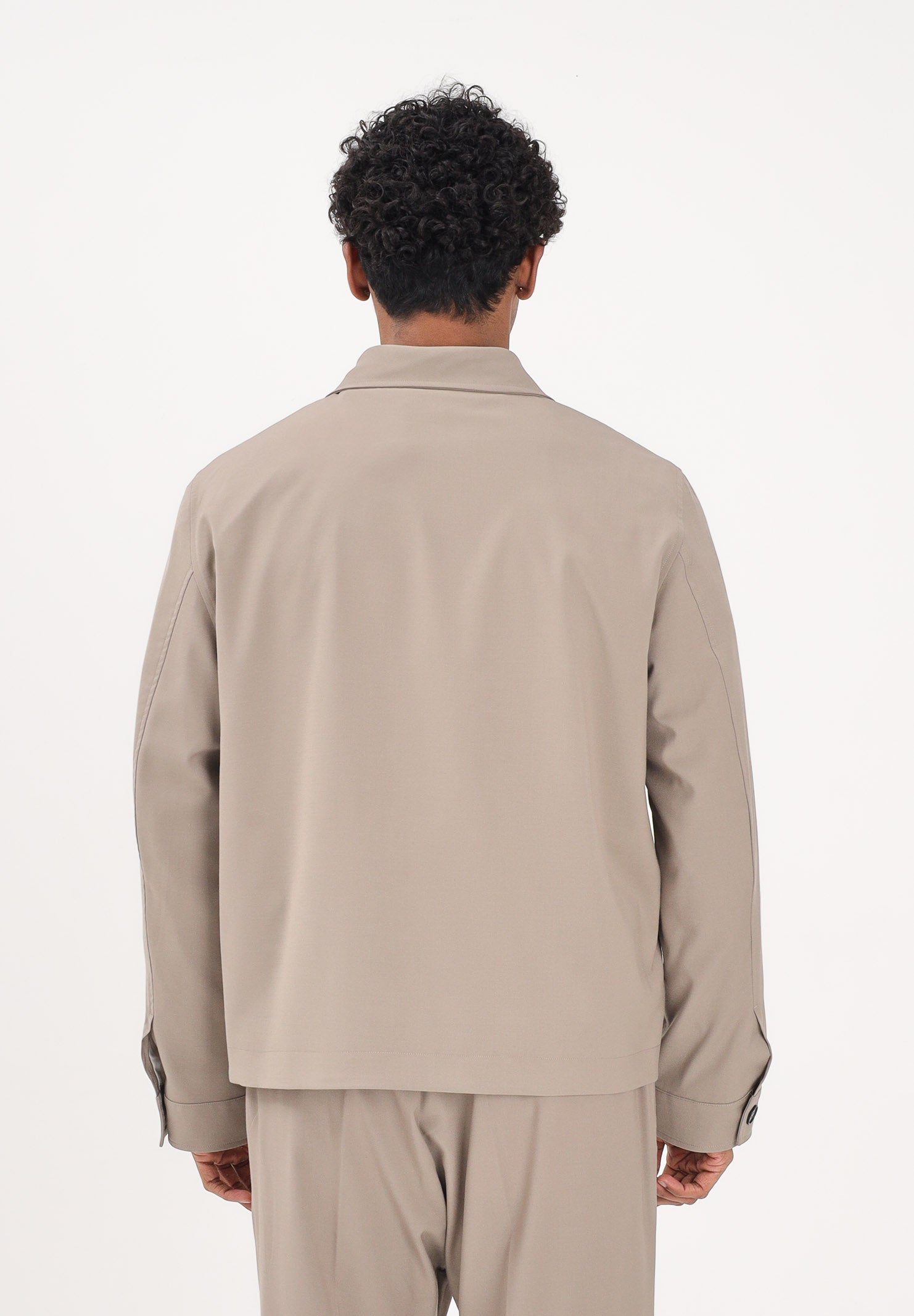 I'M BRIAN Giacca a vento beige da uomo GIU3669 TA I'M BRIAN