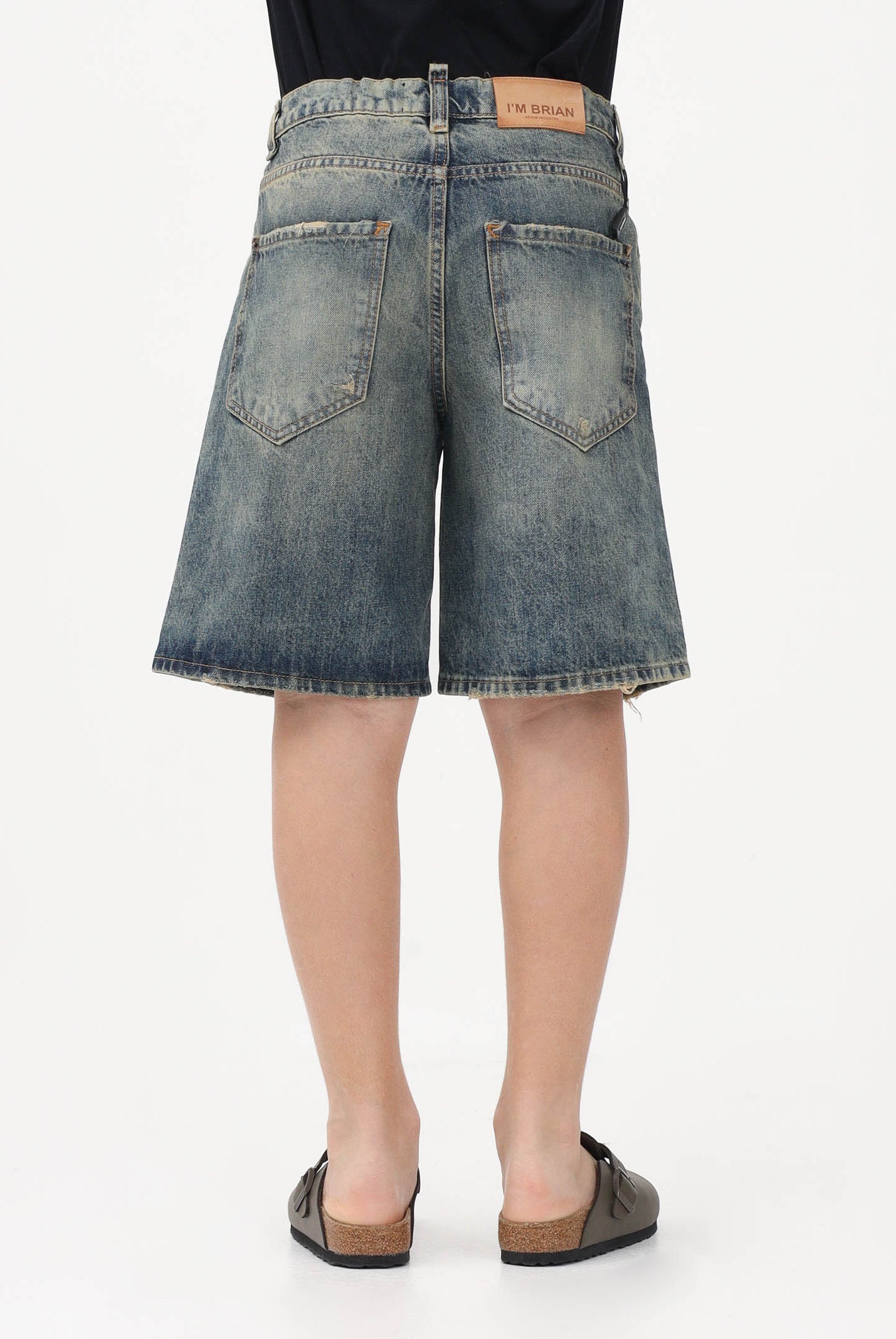 I'M BRIAN Shorts in denim vintage da bambino KEVINJL126 L126 I'M BRIAN