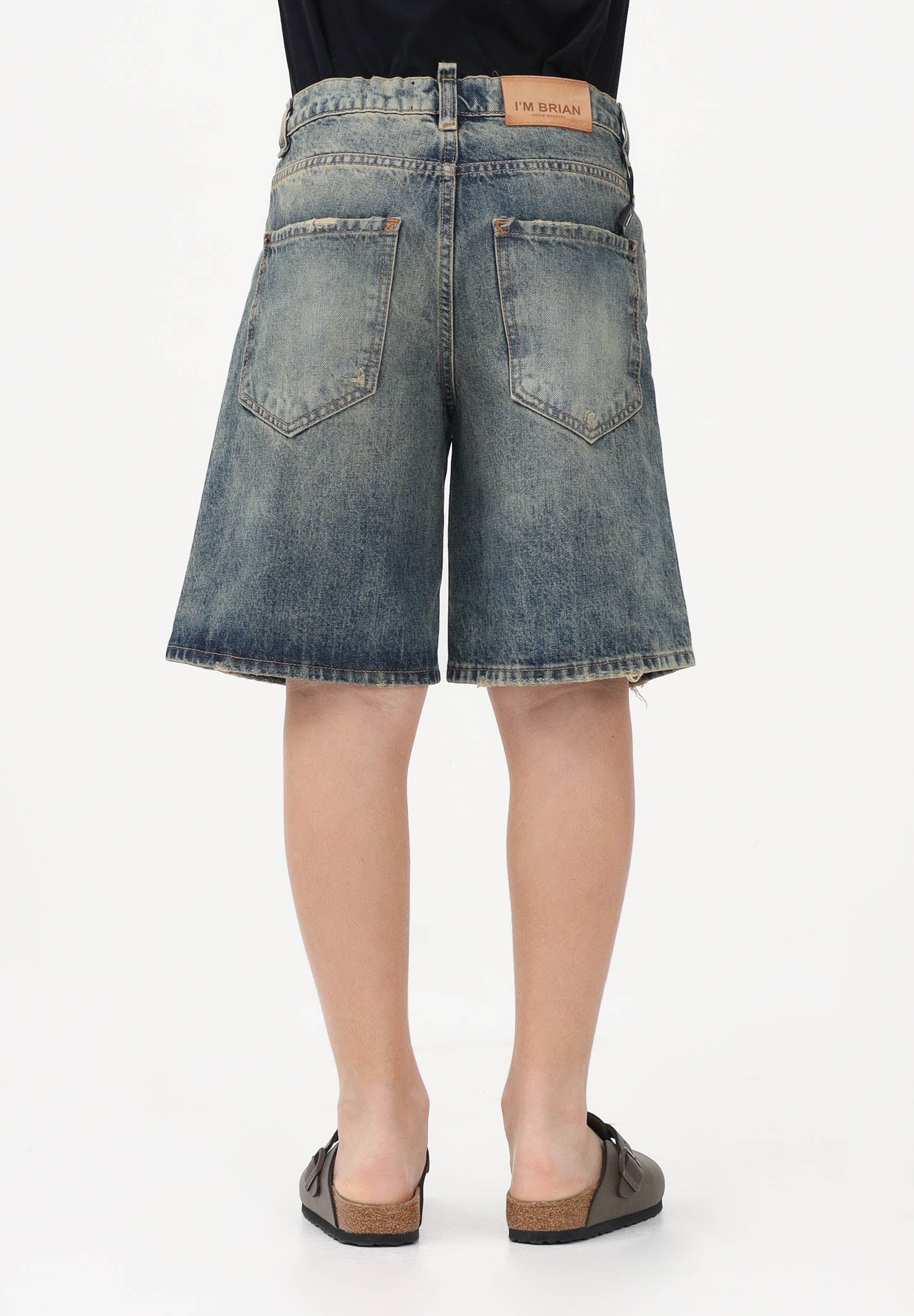 I'M BRIAN Shorts in denim vintage da bambino KEVINJL126 L126 I'M BRIAN