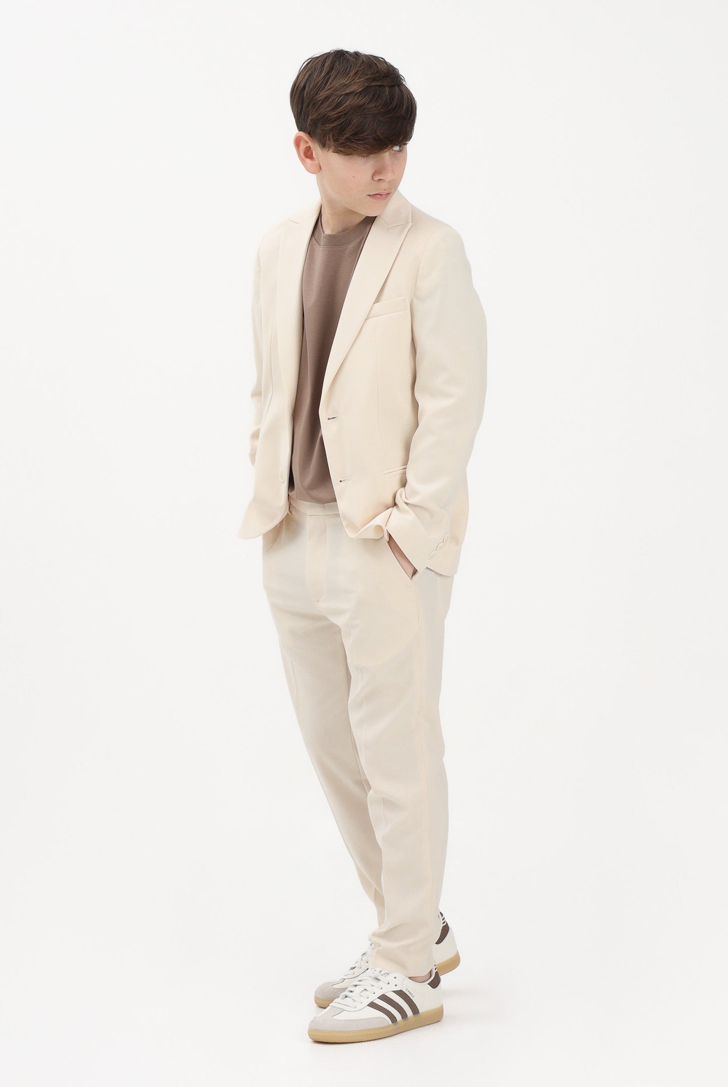 I'M BRIAN Pantalone elegante panna da bambino PA3686J PA I'M BRIAN