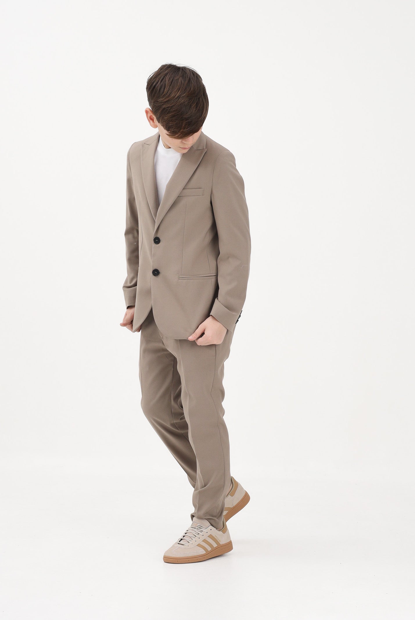 I'M BRIAN Pantalone elegante beige da bambino PA3686J TA I'M BRIAN