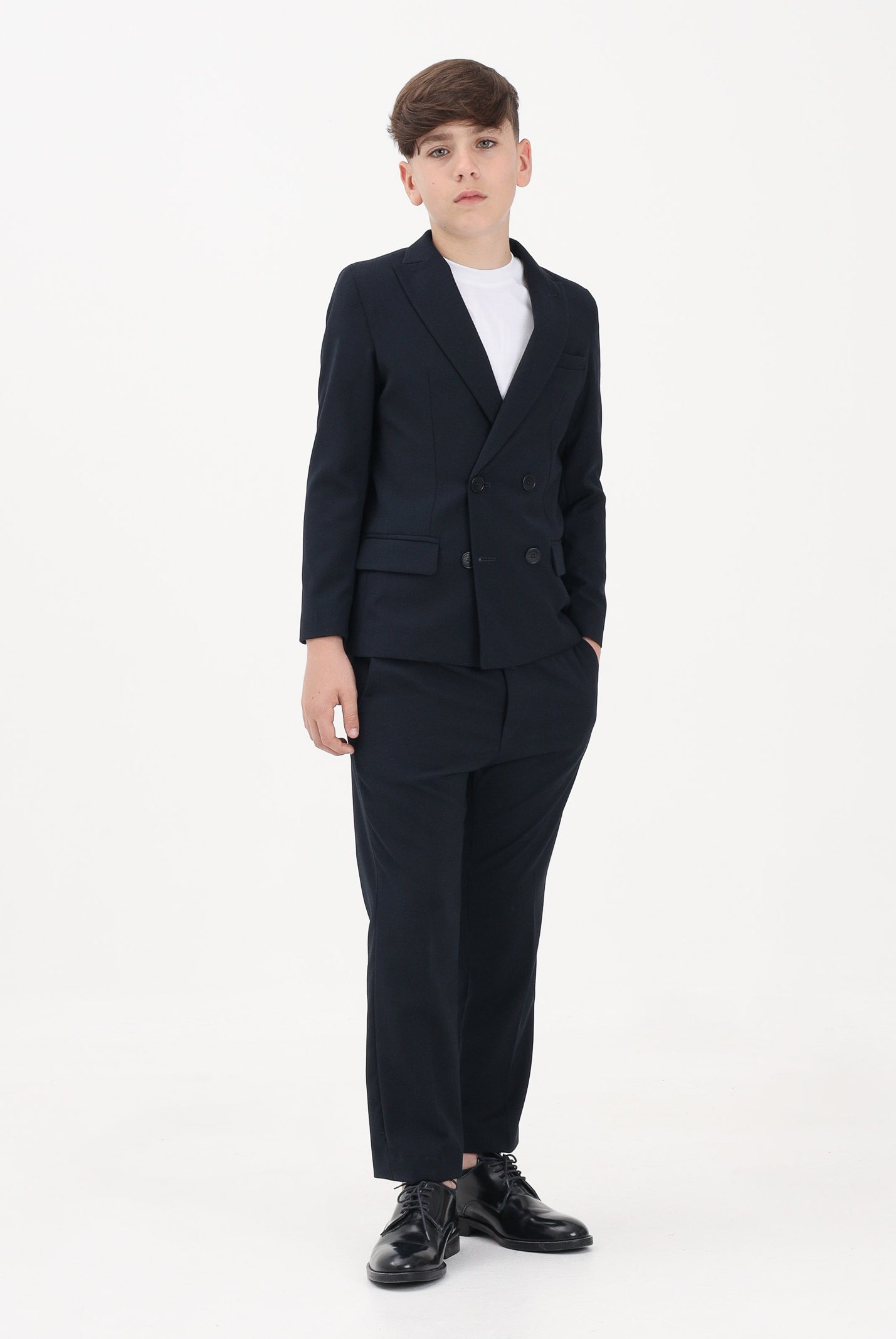 I'M BRIAN Pantalone elegante blu da bambino PA3691J BL I'M BRIAN