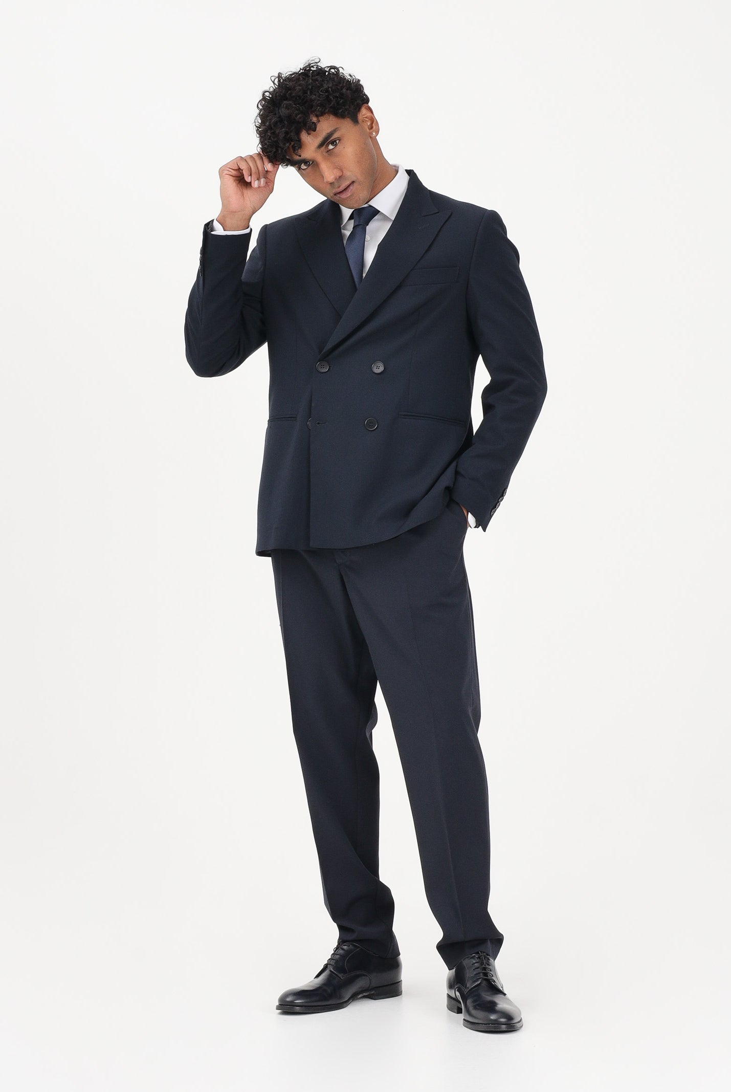 I'M BRIAN Pantalone elegante blu da uomo PA3713 005 I'M BRIAN