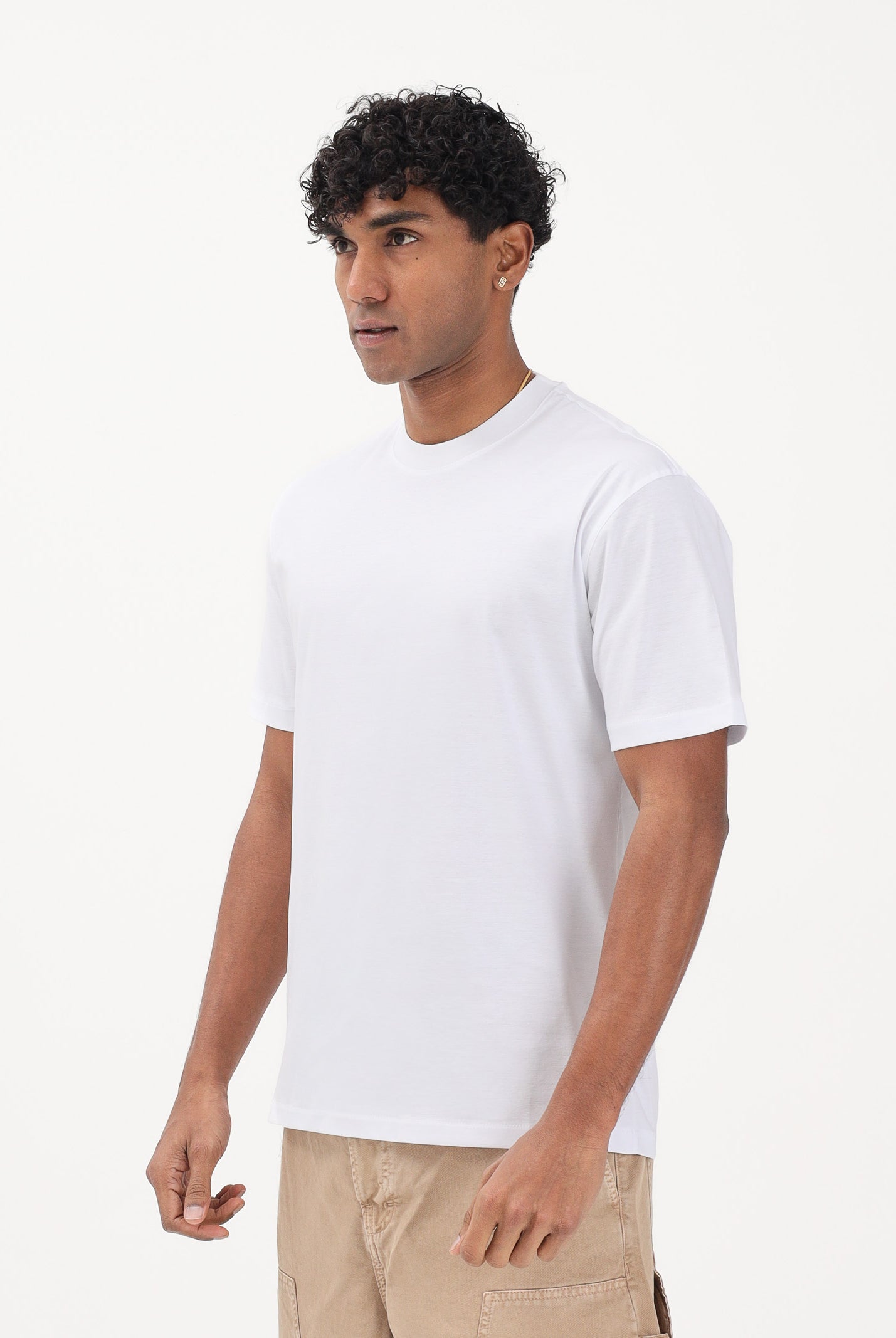 I'M BRIAN T-shirt a manica corta bianco da uomo TS3742 002 I'M BRIAN