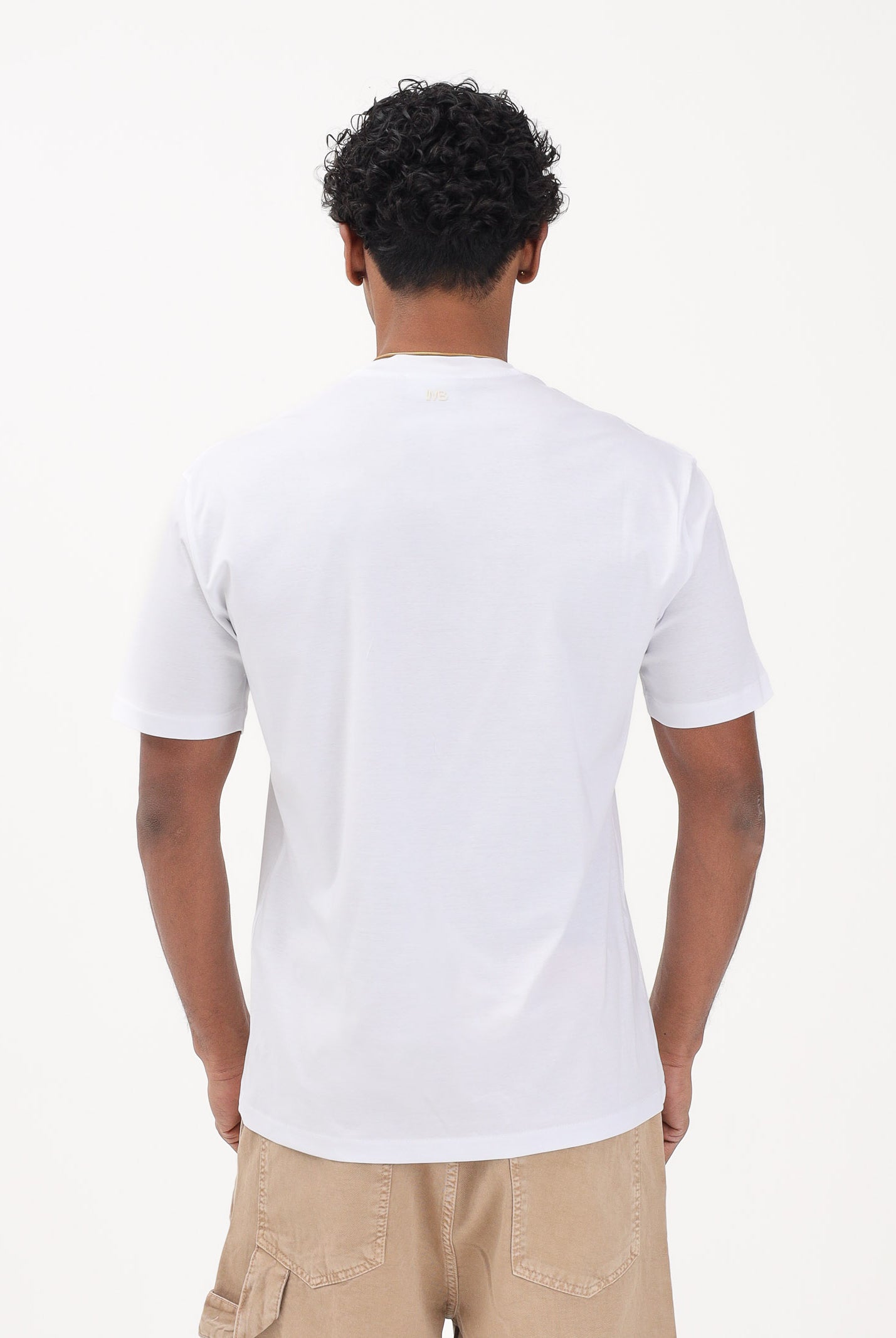 I'M BRIAN T-shirt a manica corta bianco da uomo TS3742 002 I'M BRIAN