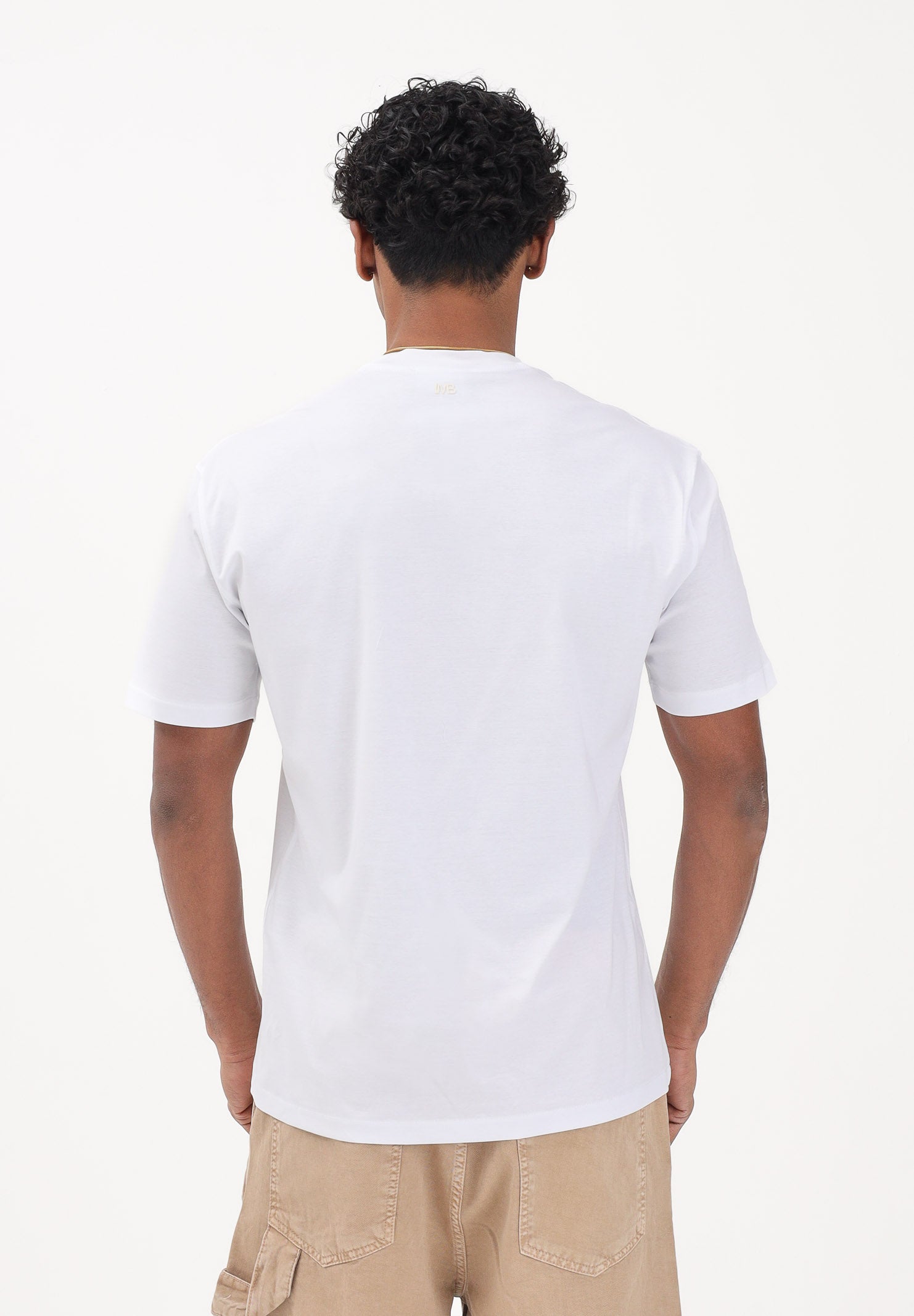 I'M BRIAN T-shirt a manica corta bianco da uomo TS3742 002 I'M BRIAN