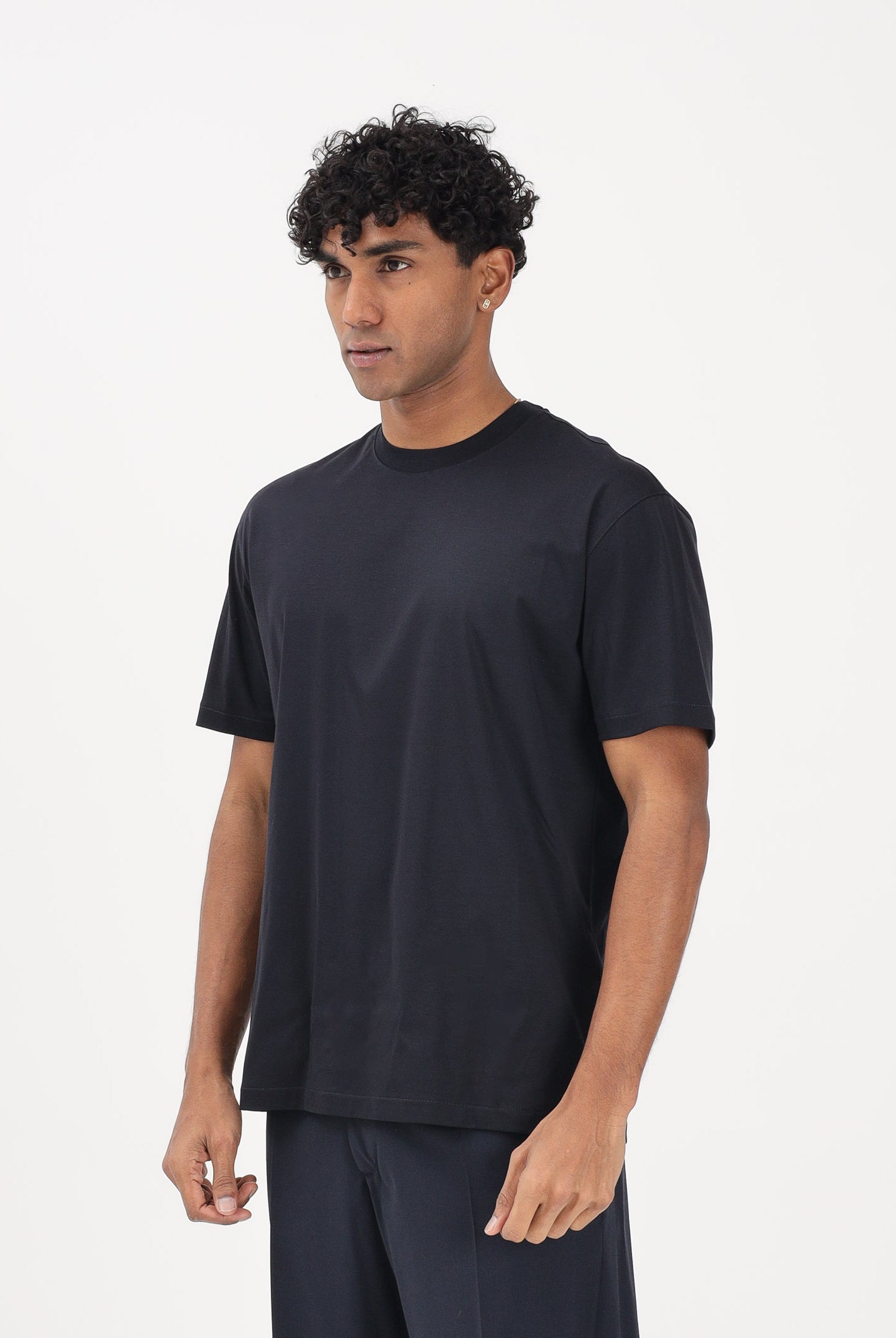 I'M BRIAN T-shirt a manica corta blu da uomo TS3742 005 I'M BRIAN