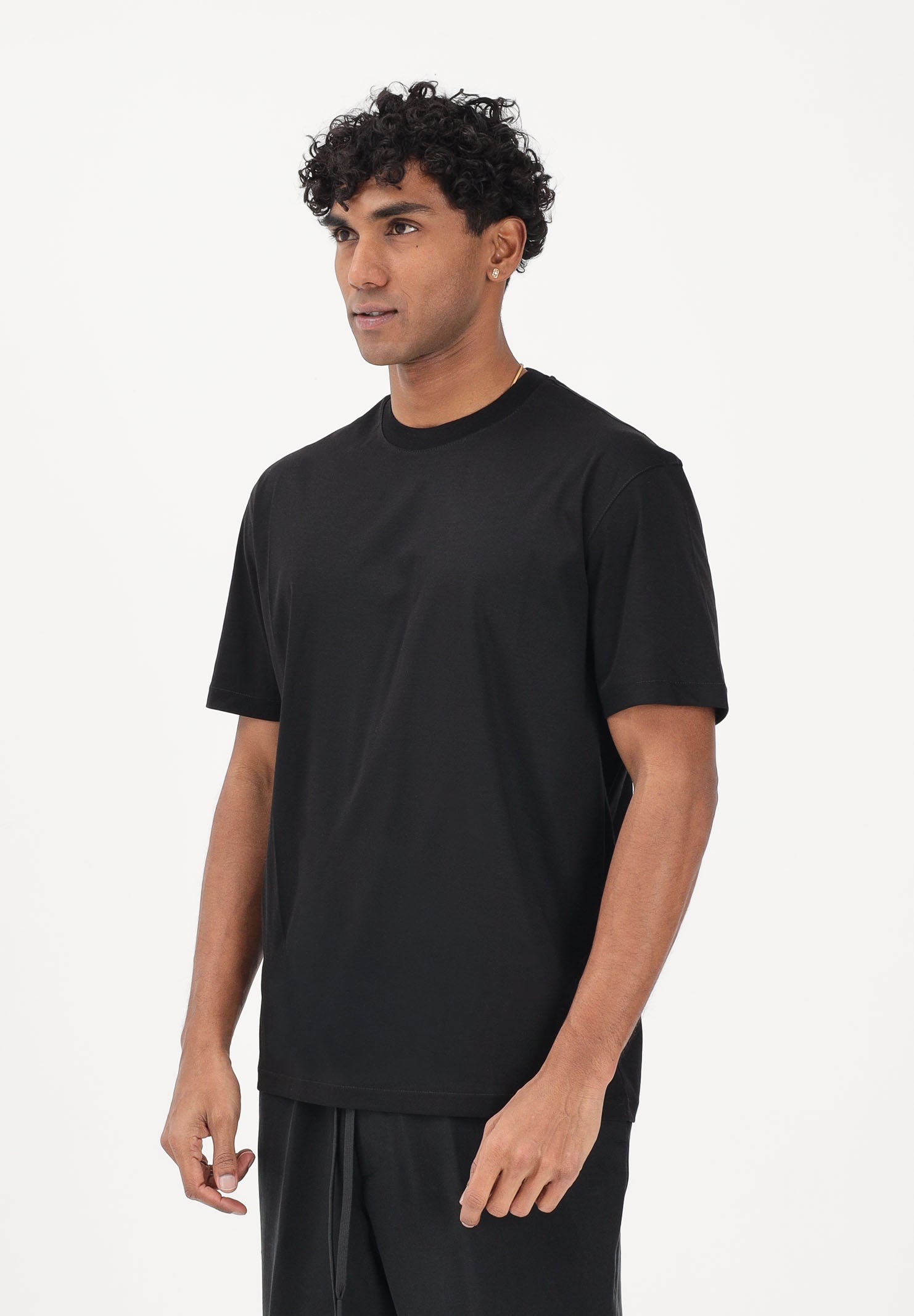 I'M BRIAN T-shirt a manica corta nera da uomo TS3742 009 I'M BRIAN