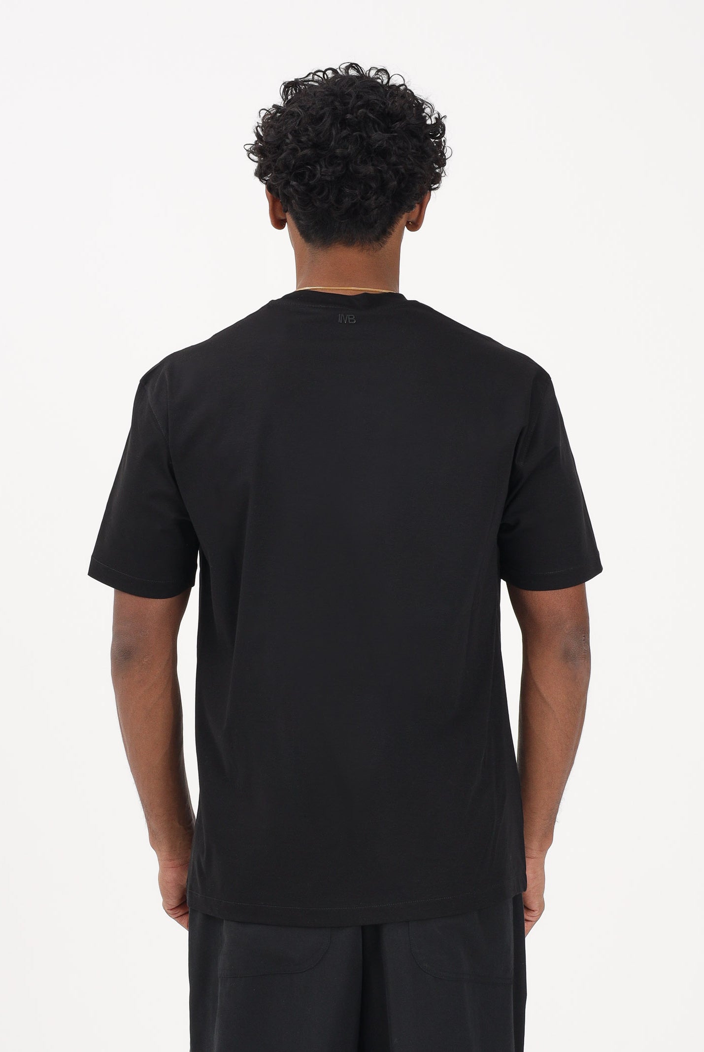 I'M BRIAN T-shirt a manica corta nera da uomo TS3742 009 I'M BRIAN