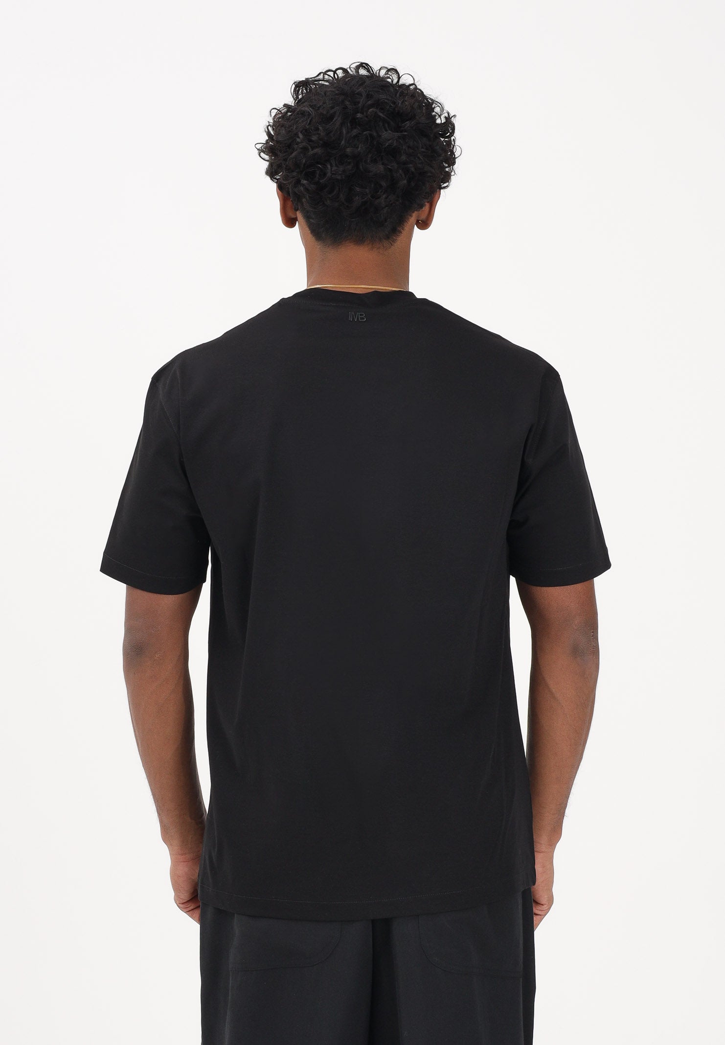 I'M BRIAN T-shirt a manica corta nera da uomo TS3742 009 I'M BRIAN