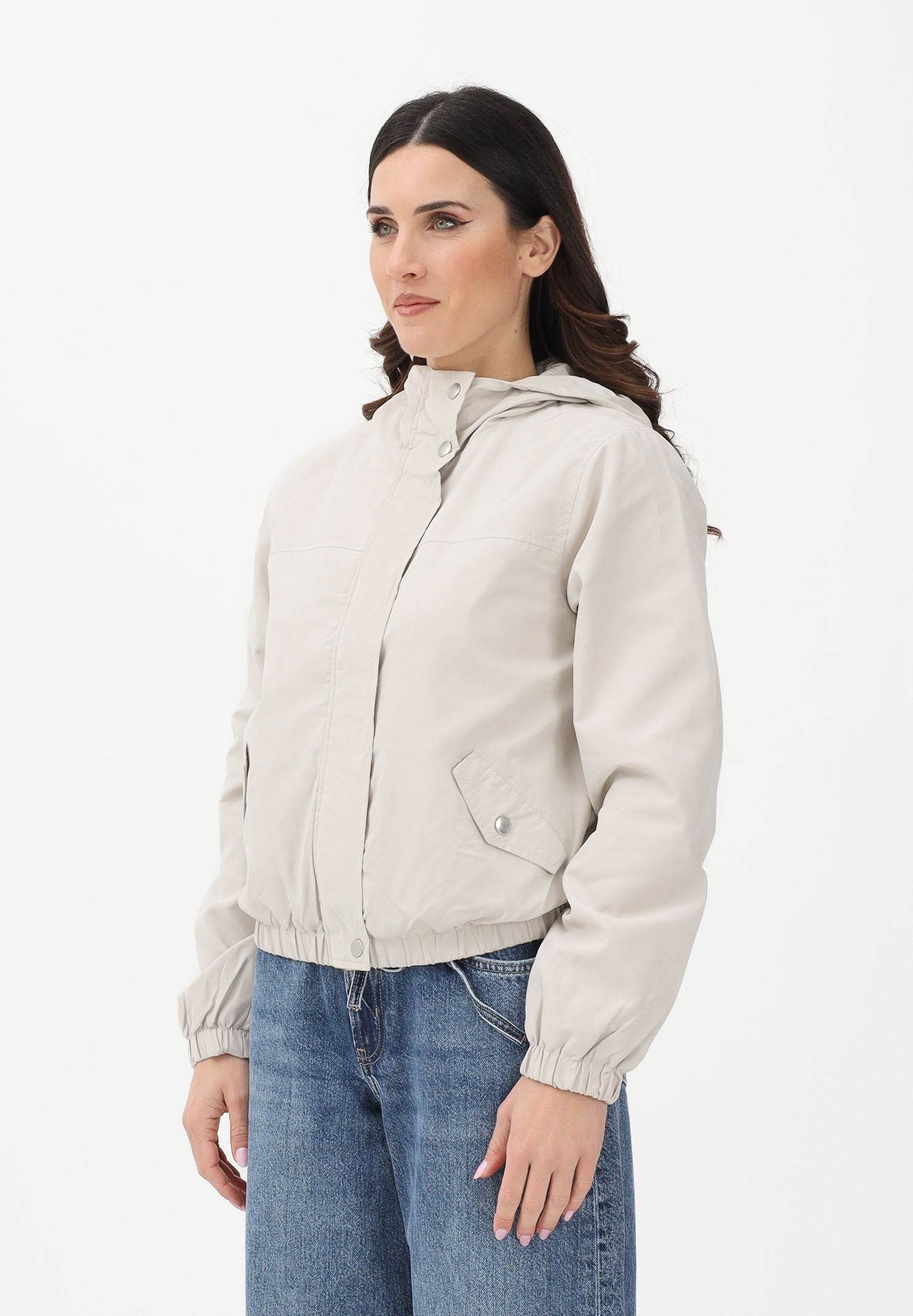 JDY Giacca a vento beige da donna 15236012 MOWI JDY