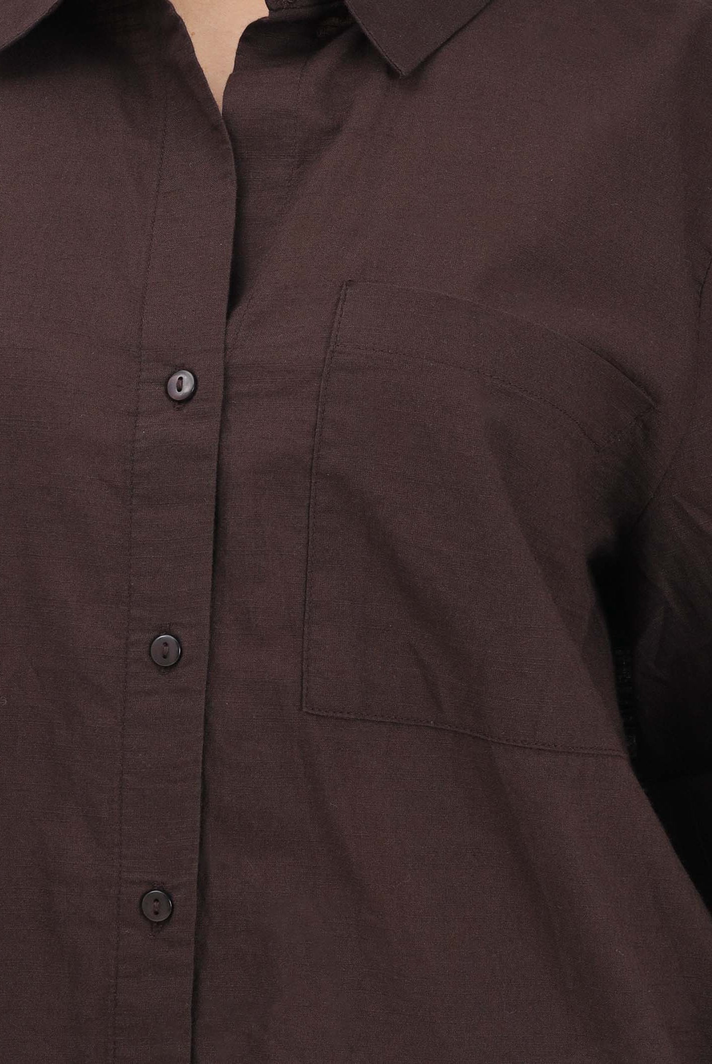 JDY Camicia a manica lunga marrone da donna 15351414 CHTO JDY