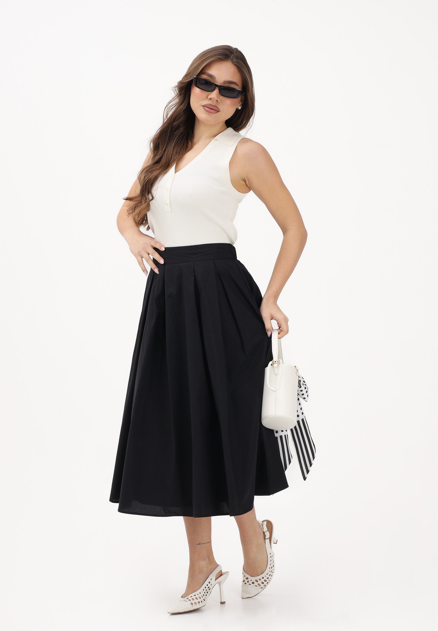 JDY Top in maglia panna da donna 15351433 CLDA JDY