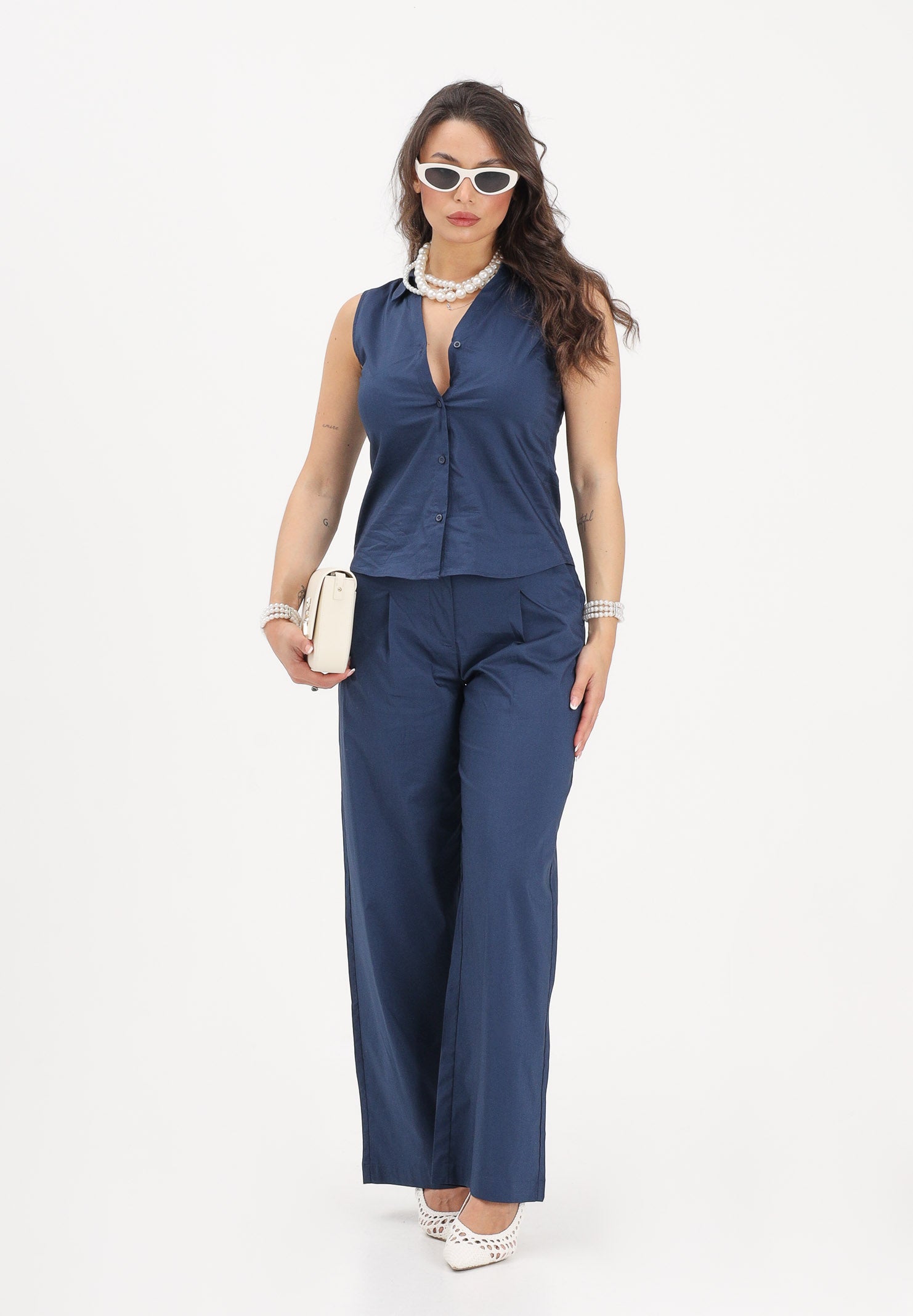 JDY Pantalone blu da donna 15363391 BLIR JDY