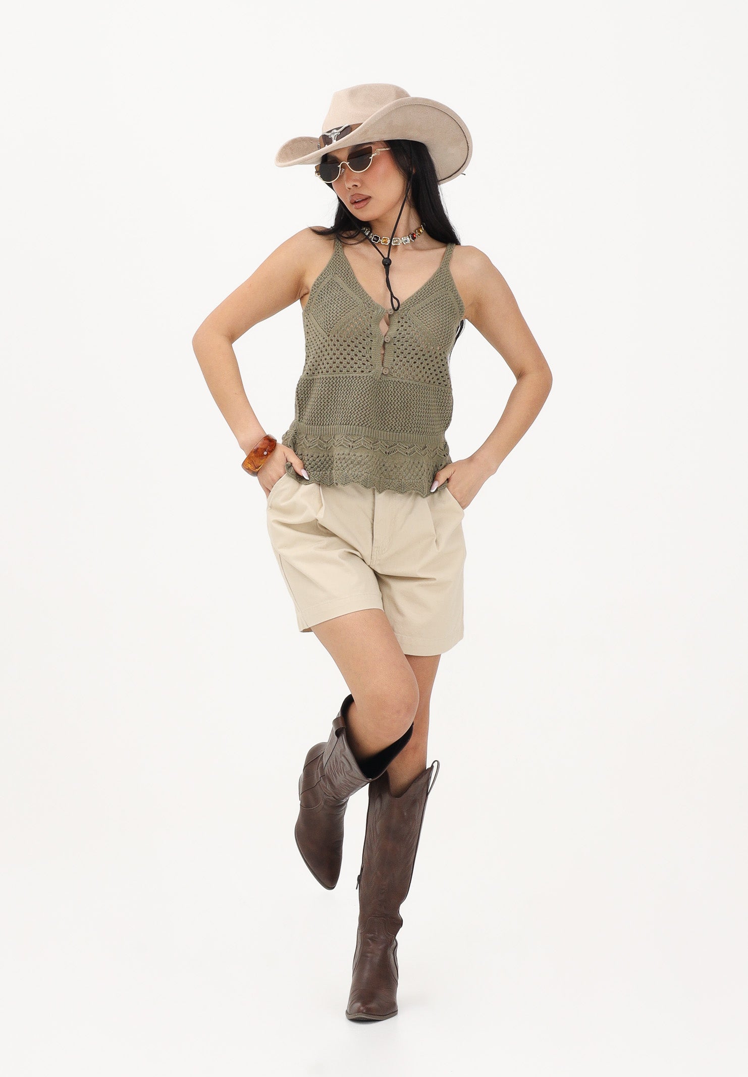 JDY Shorts panna da donna 15366848 FO JDY