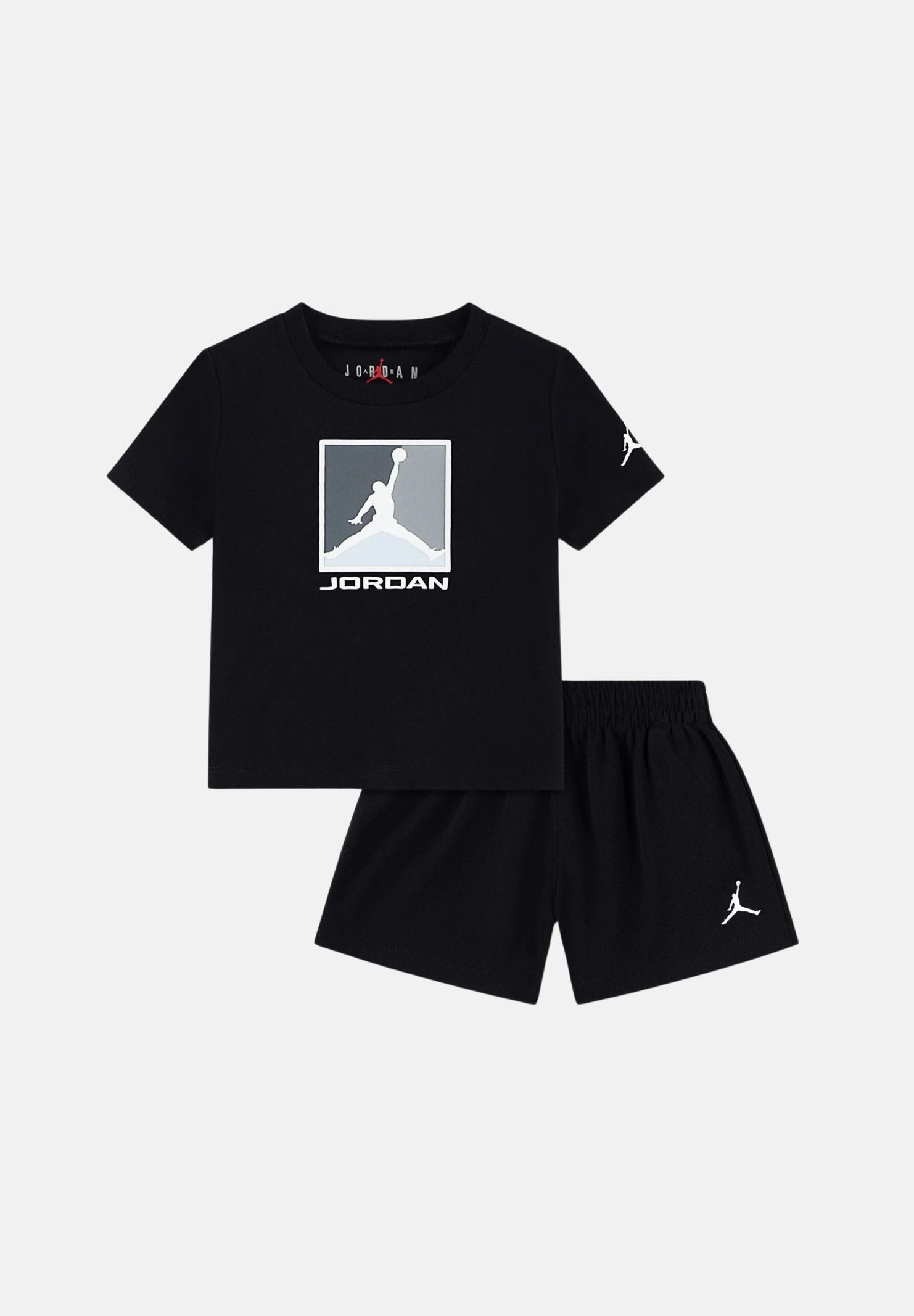 JORDAN Completino Brooklyn Mesh nero da neonato 65F478 023 JORDAN