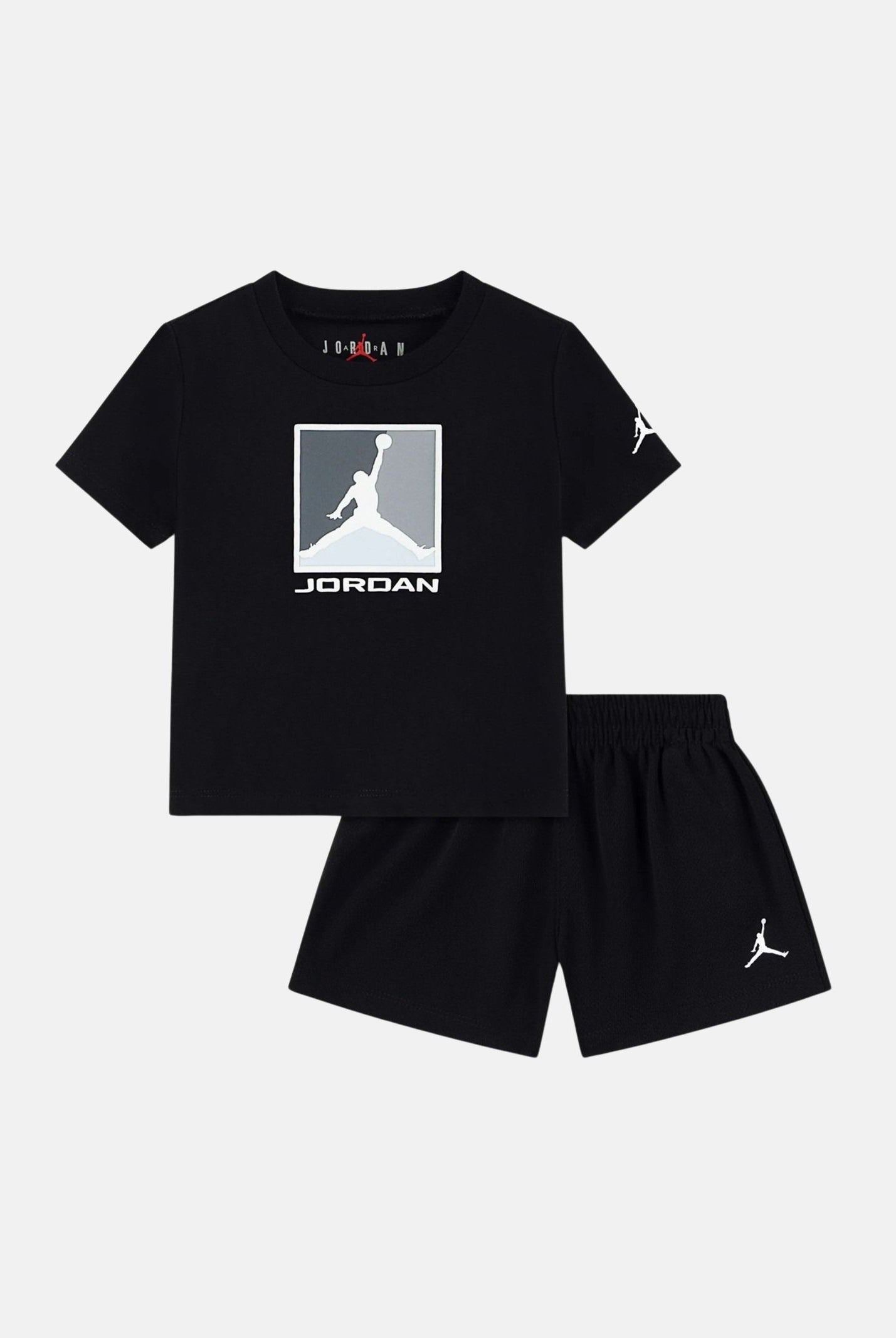 JORDAN Completino Brooklyn Mesh nero per bambino e bambina 85F478 023 JORDAN