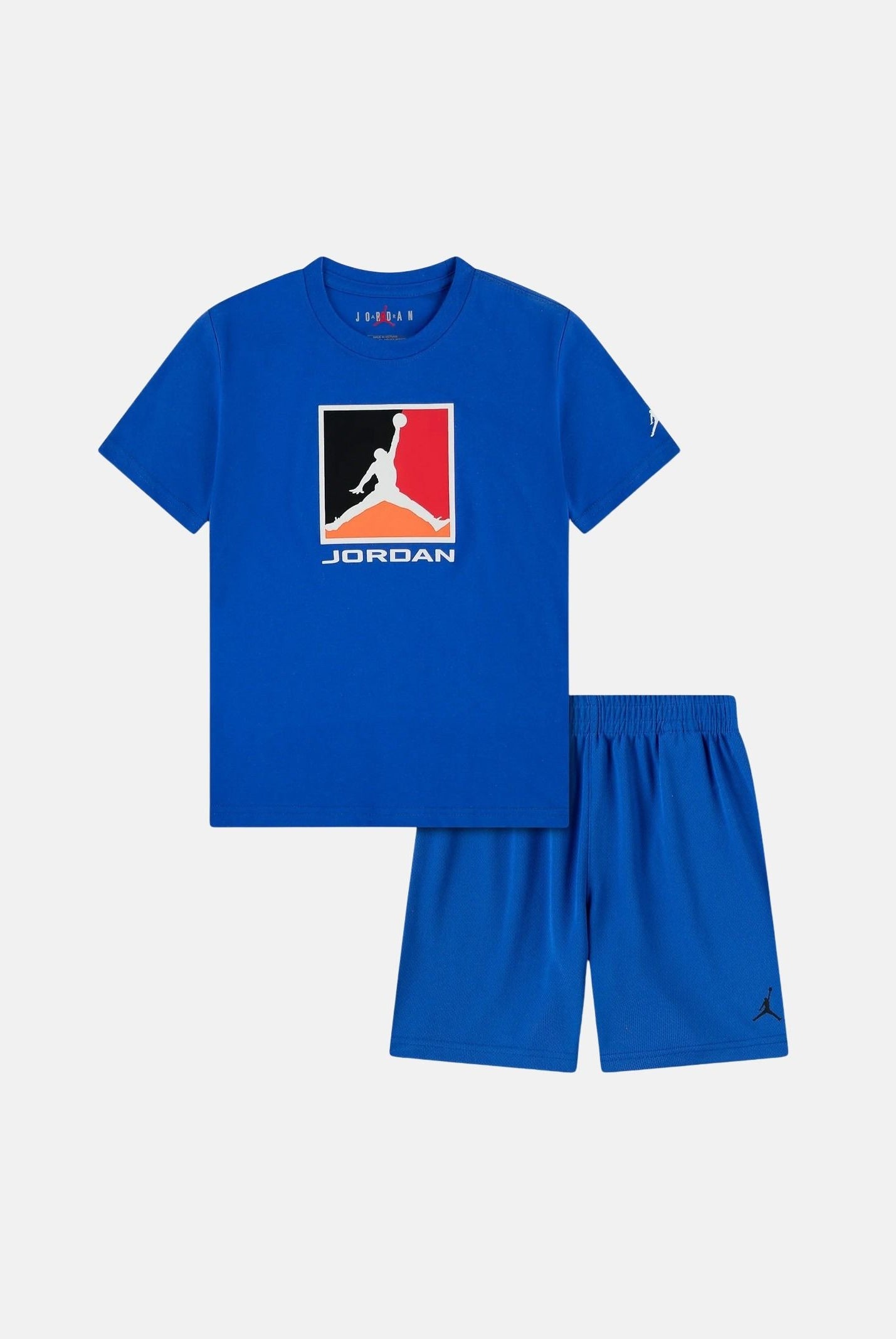 JORDAN Completino Brooklyn Mesh blu per bambino e bambina 85F478 U89 JORDAN