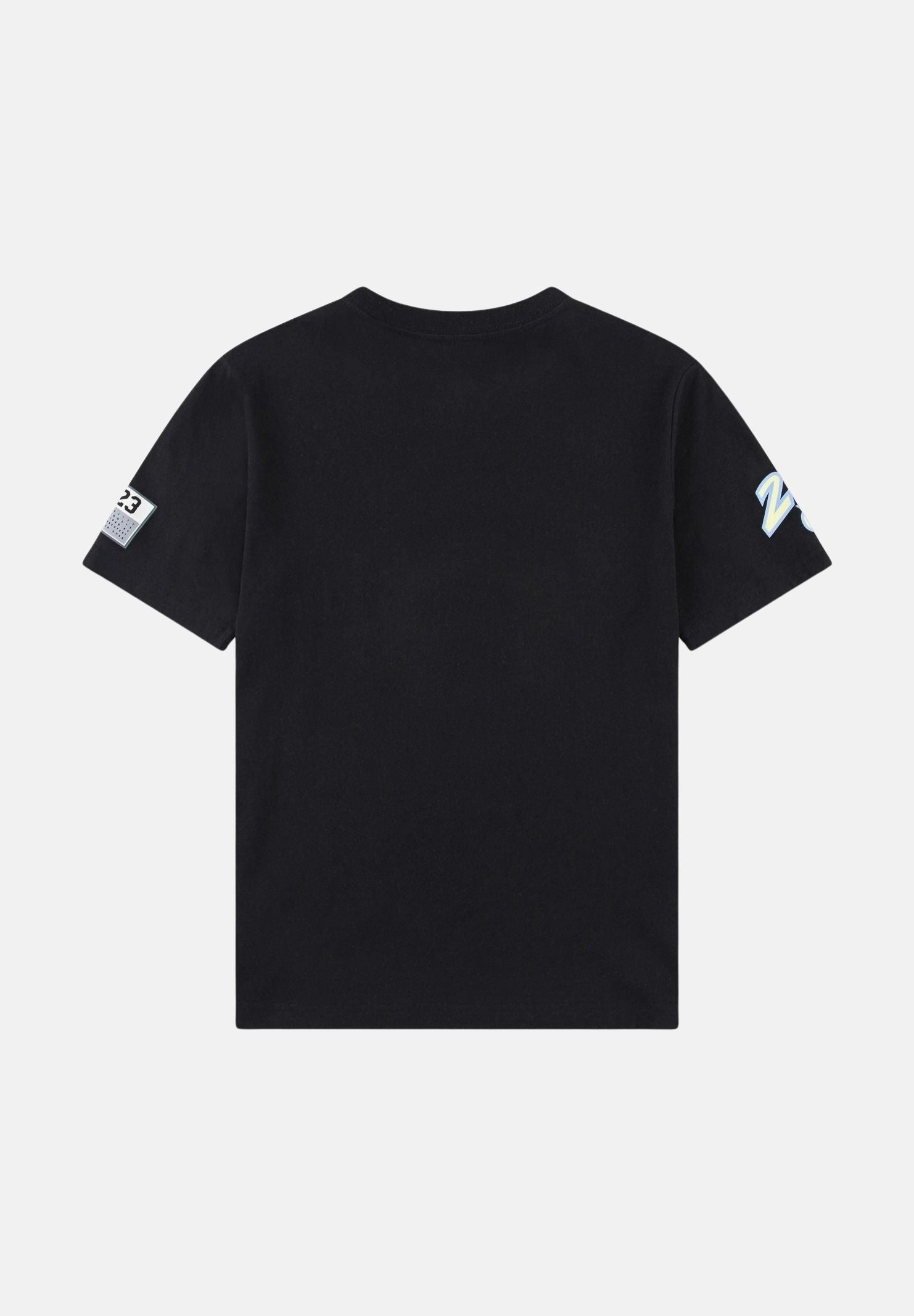 JORDAN T-shirt a manica corta Dynasty Patch nera per bambino e bambina 95F385 023 JORDAN