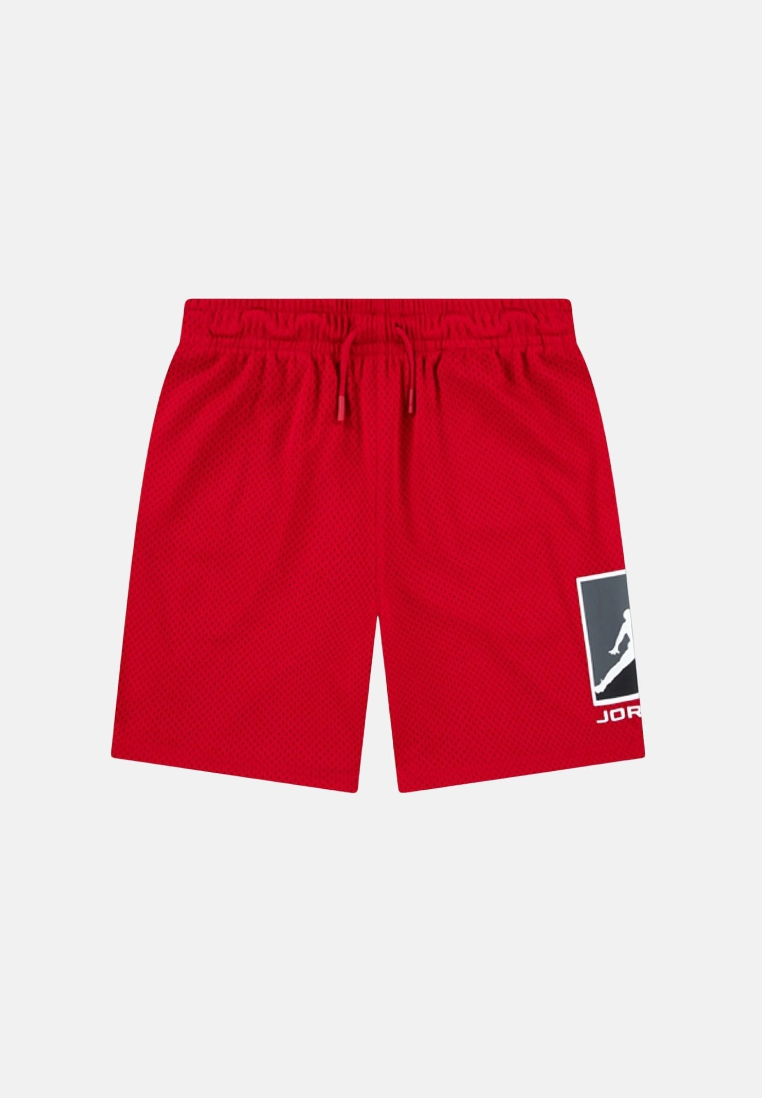 JORDAN Shorts sportivo Brooklyn Baseline rosso da bambino 95F475 R78 JORDAN