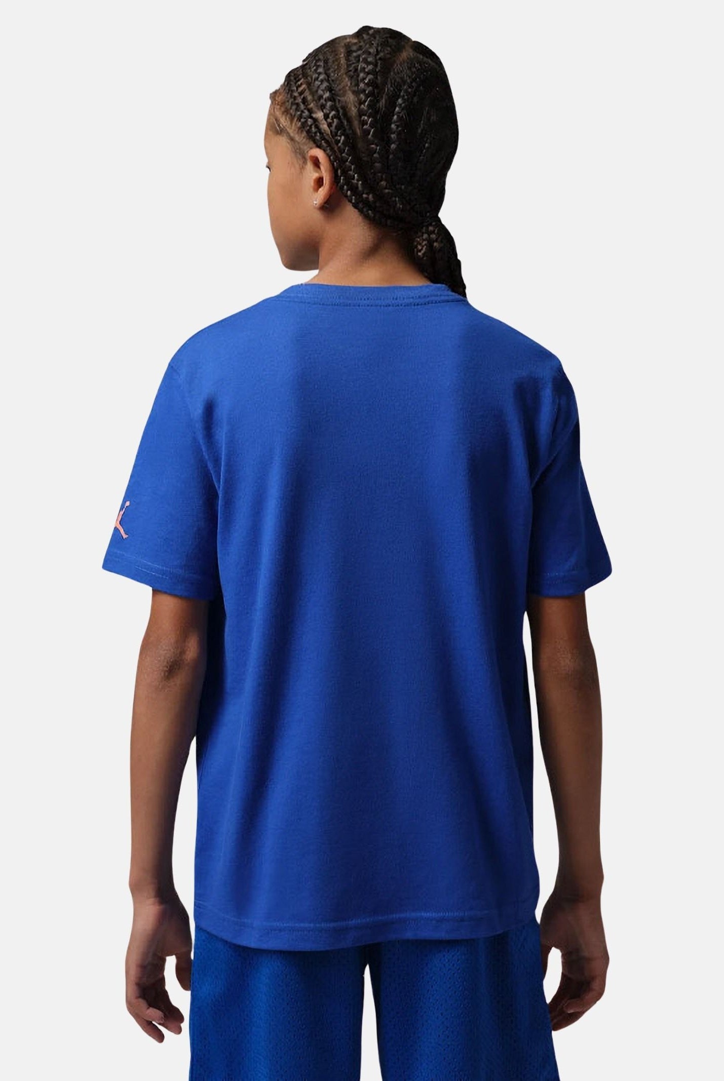 JORDAN T-shirt a manica corta Jumpman Grid Blur blu da bambino 95F634 U89 JORDAN