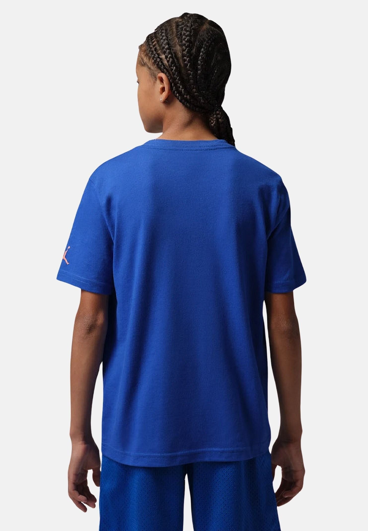 JORDAN T-shirt a manica corta Jumpman Grid Blur blu da bambino 95F634 U89 JORDAN