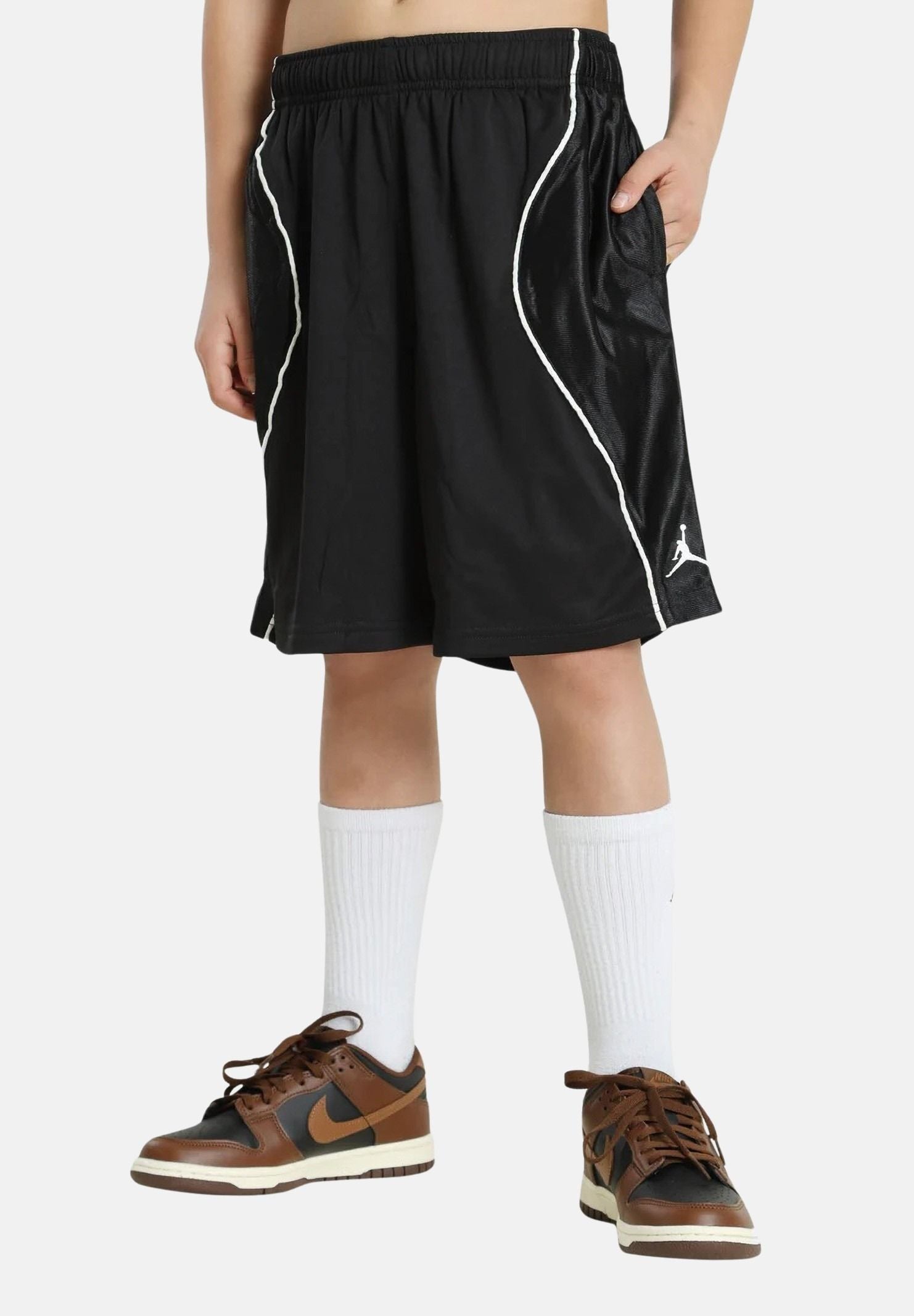 JORDAN Shorts sportivo Dri-Fit nero da bambino 95F642 G0J JORDAN
