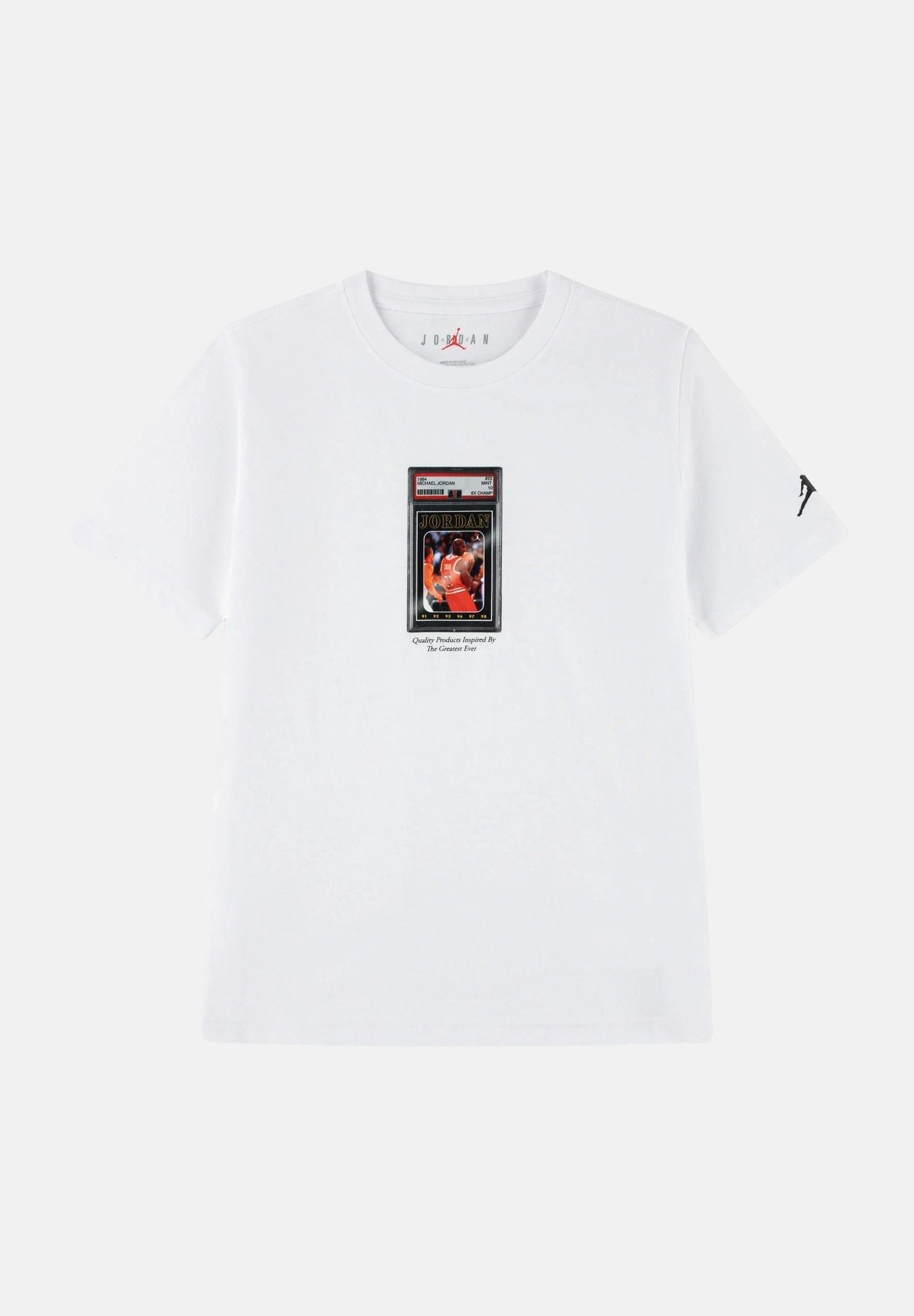 JORDAN T-shirt a manica corta Mint 10 bianca per bambino e bambina 95F856 001 JORDAN