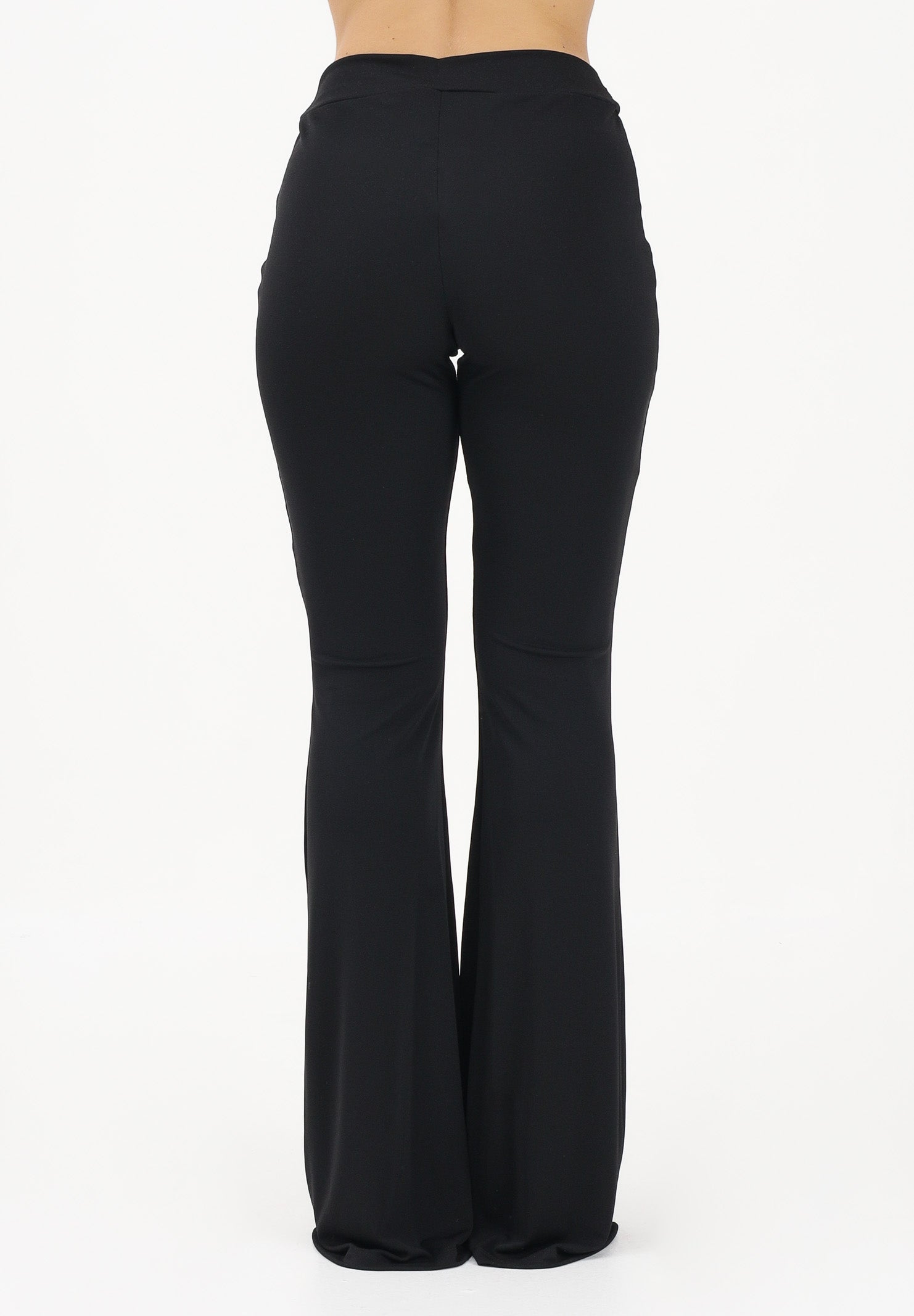 JUST CAVALLI Leggings nero da donna con dettaglio gioiello 80PAC101J0253 899 JUST CAVALLI