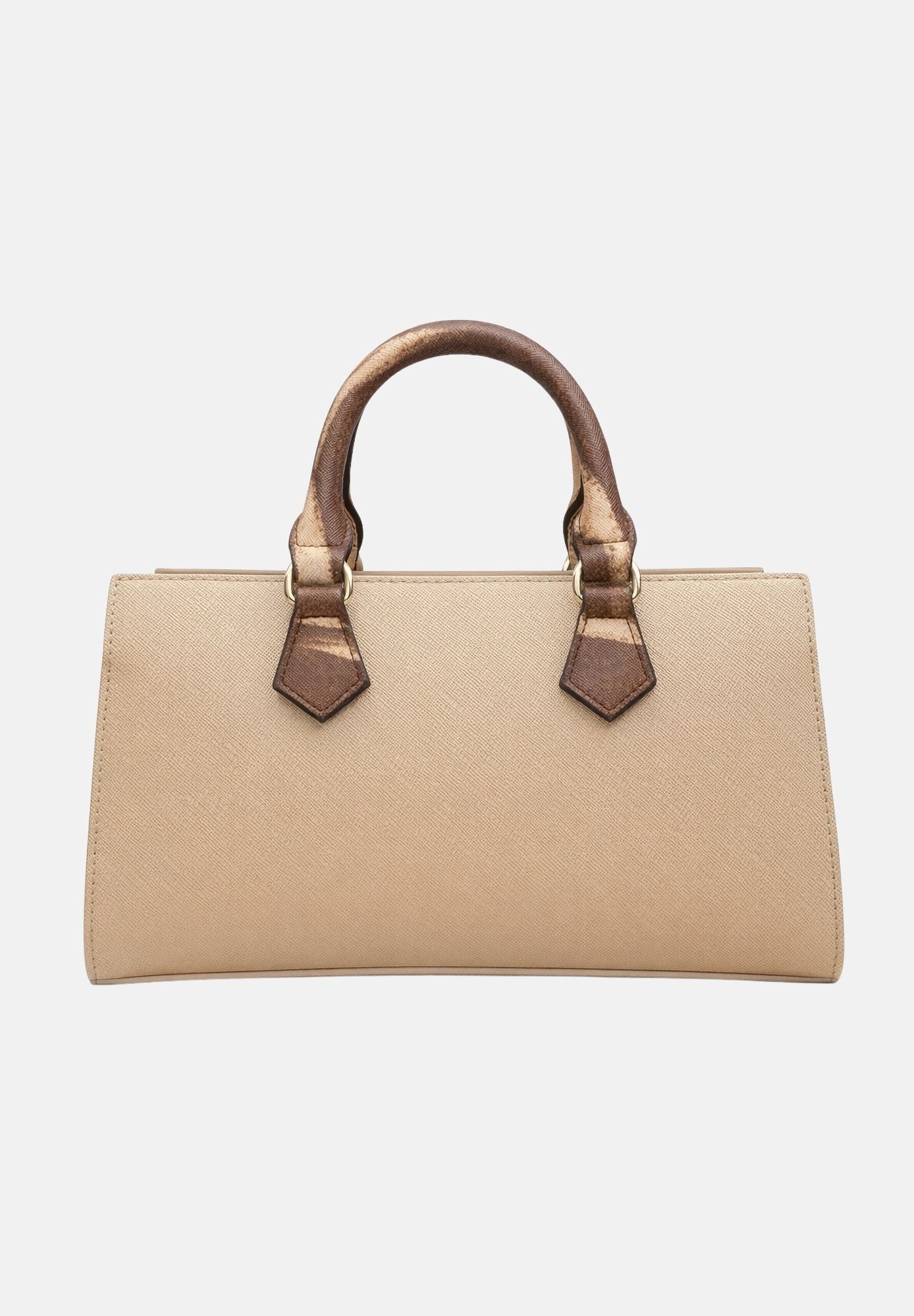 JUST CAVALLI Borsa a mano beige da donna con logo 80RA4BB2ZS766 751 JUST CAVALLI