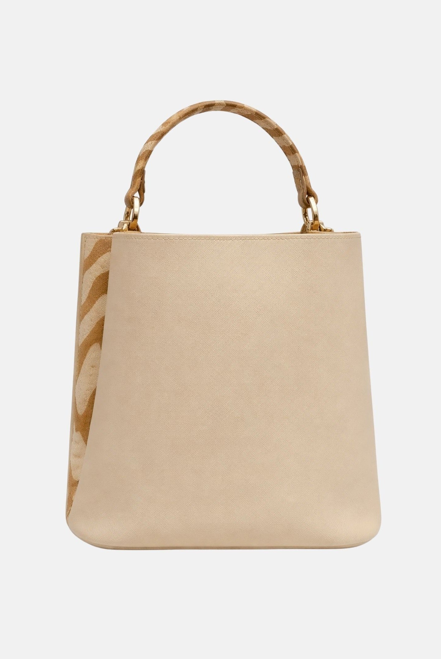 JUST CAVALLI Borsa a mano beige da donna con logo 80RA4BB3ZS766 751 JUST CAVALLI