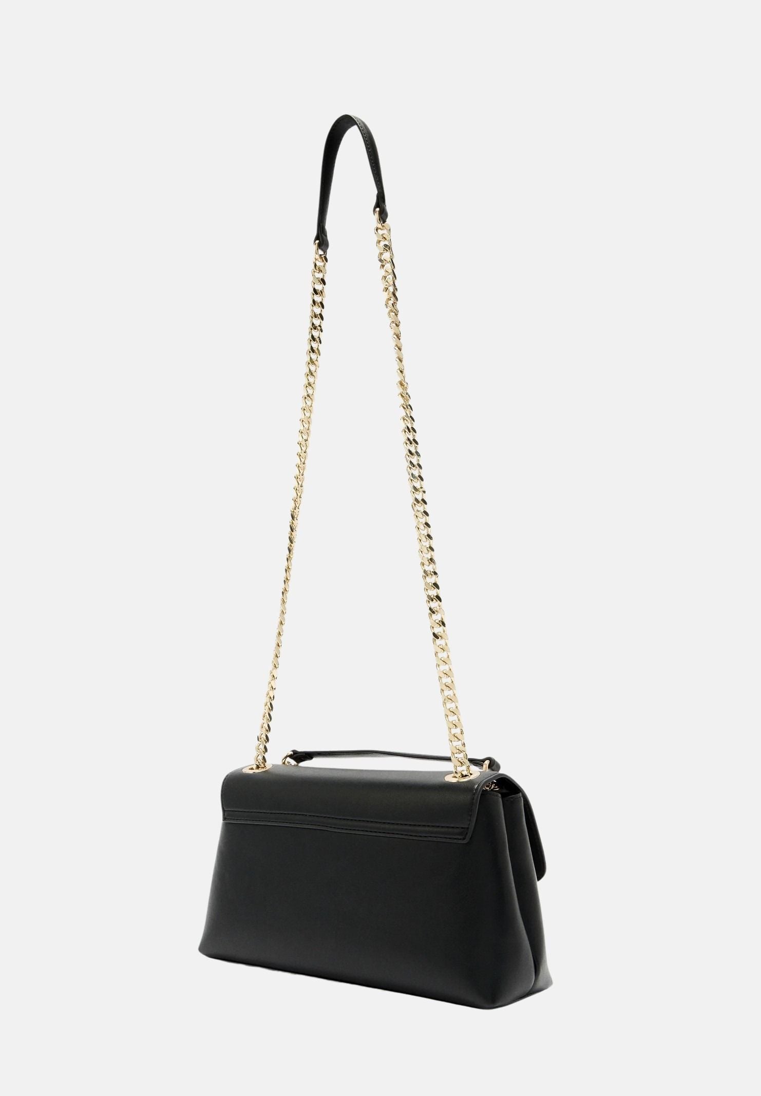 JUST CAVALLI Borsa a tracolla nera da donna con charm logo 80RA4BE2ZSD85 899 JUST CAVALLI