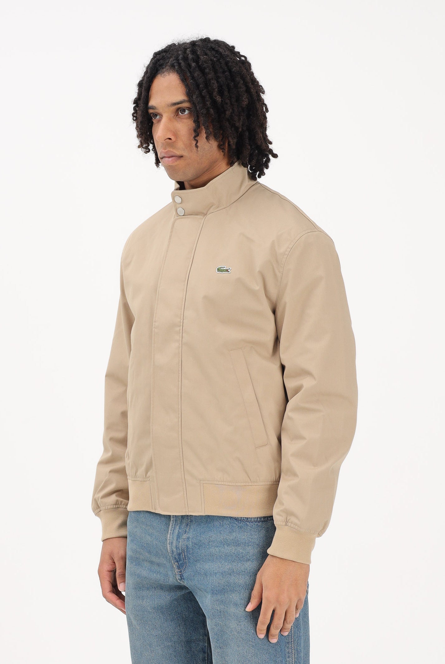 LACOSTE Giacca a vento Harrington beige da uomo BH1349 02S LACOSTE