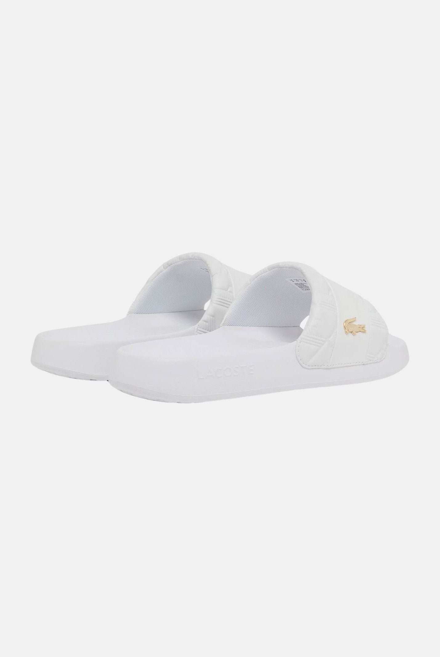 LACOSTE Ciabatte Serve Slide Hybrid bianche da uomo E03862 21G LACOSTE