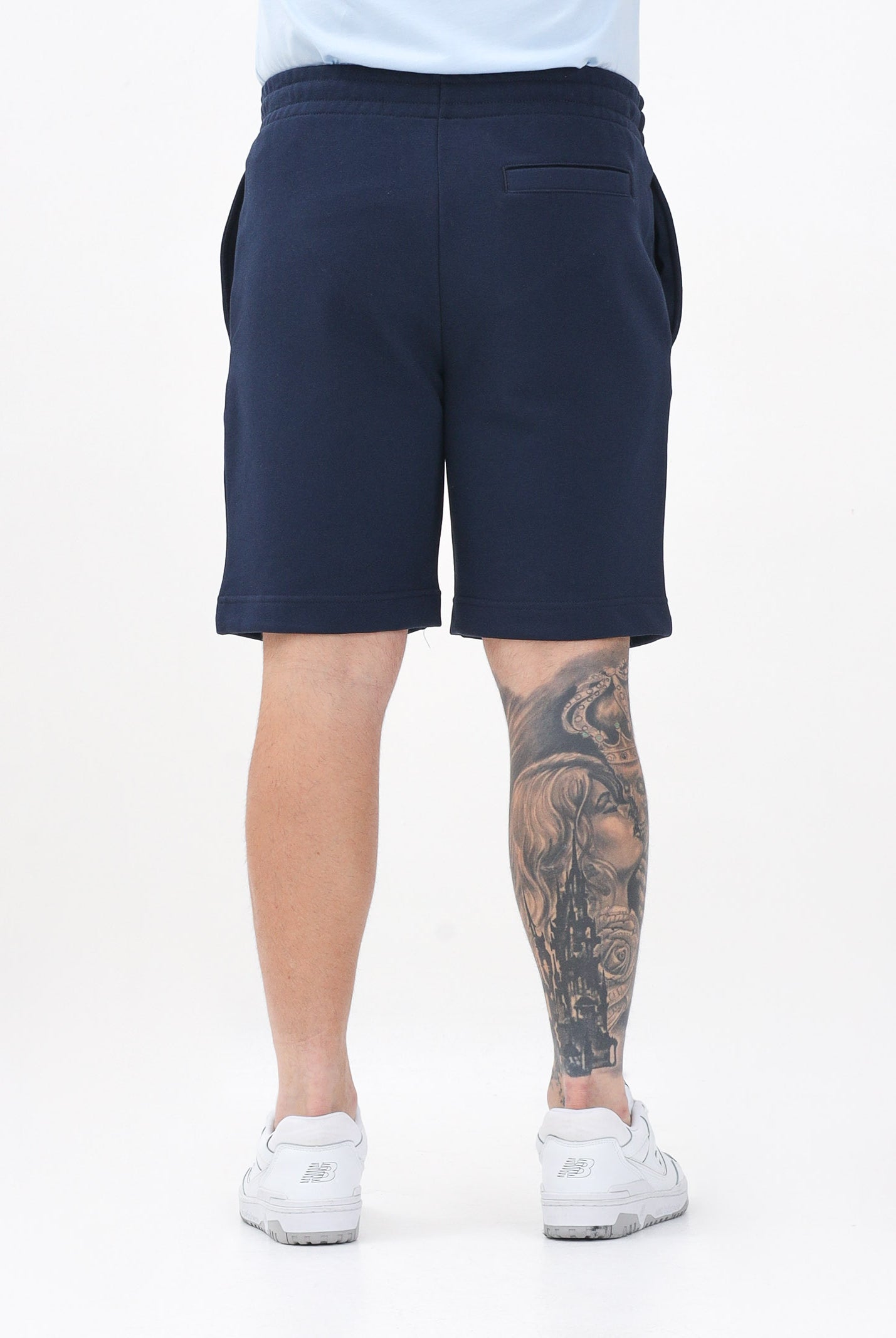 LACOSTE Shorts sportivo blu per uomo e donna con logo GH9860 166 LACOSTE