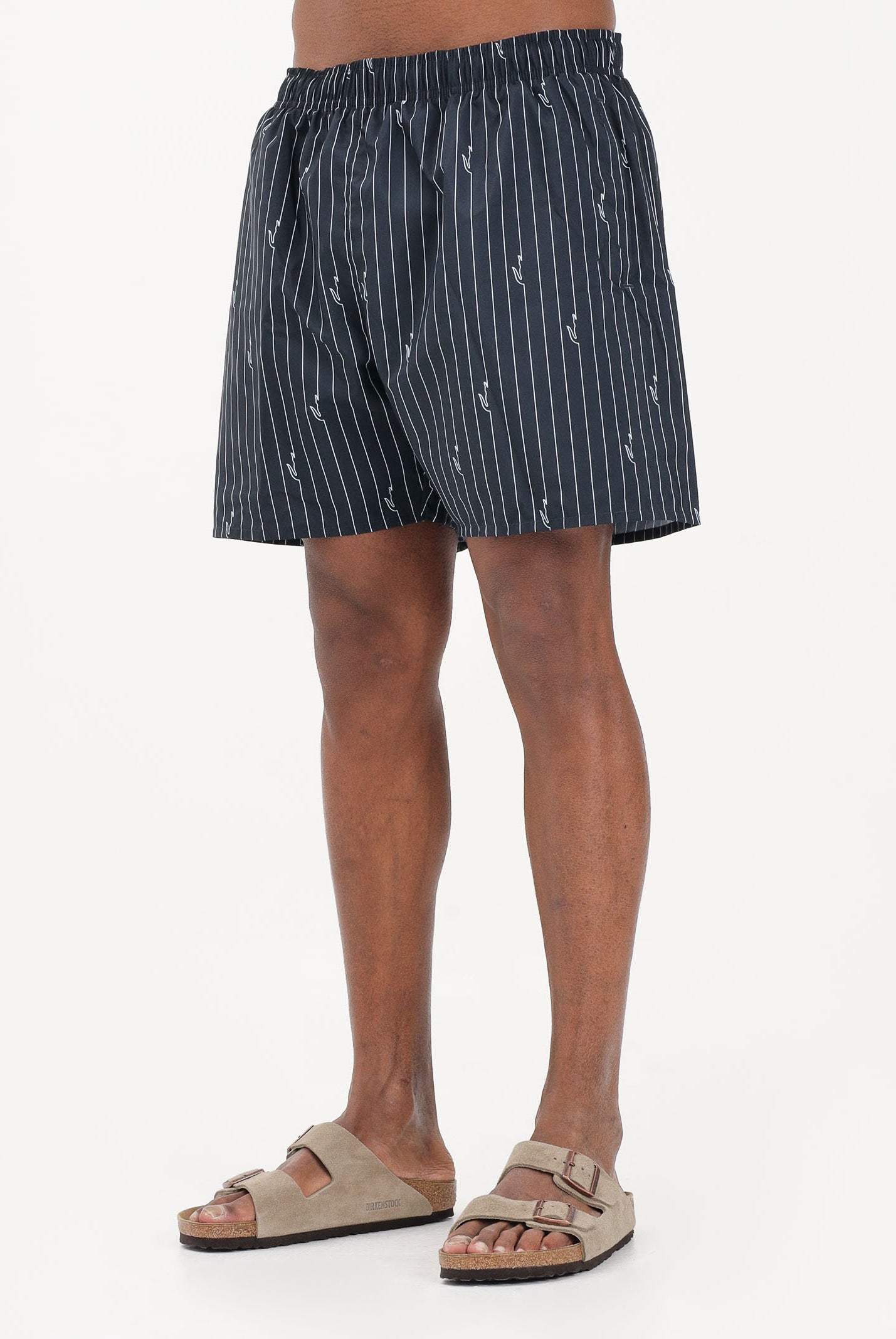 LACOSTE Shorts mare blu da uomo con stampa coccodrillo MH1849 IY8 LACOSTE