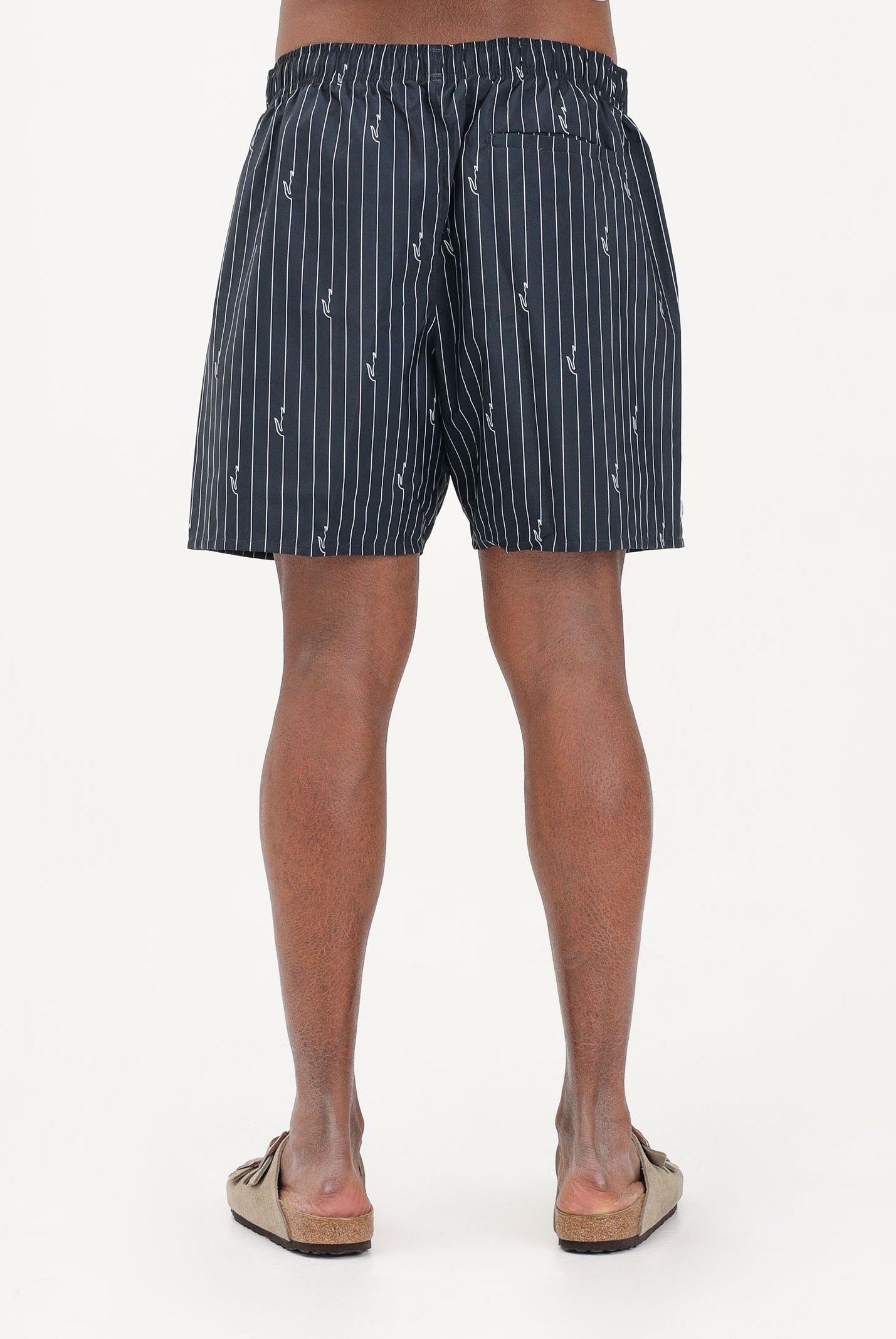 LACOSTE Shorts mare blu da uomo con stampa coccodrillo MH1849 IY8 LACOSTE