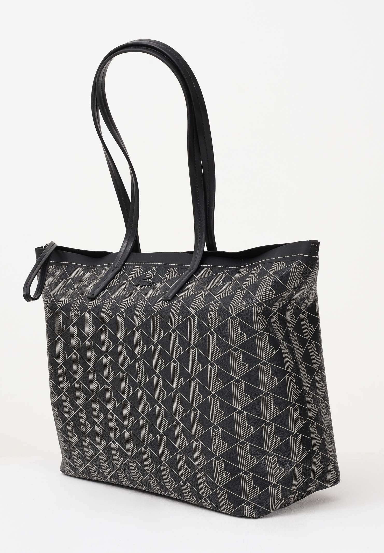 LACOSTE Shopper nera da donna con pochette Zely NF5001 N56 LACOSTE