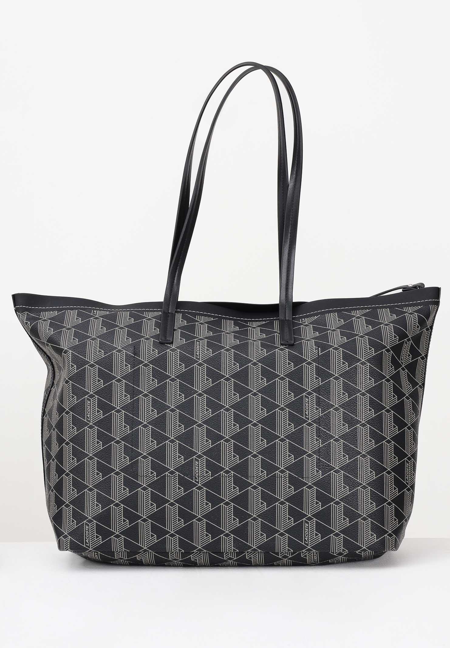 LACOSTE Shopper nera da donna con pochette Zely NF5001 N56 LACOSTE