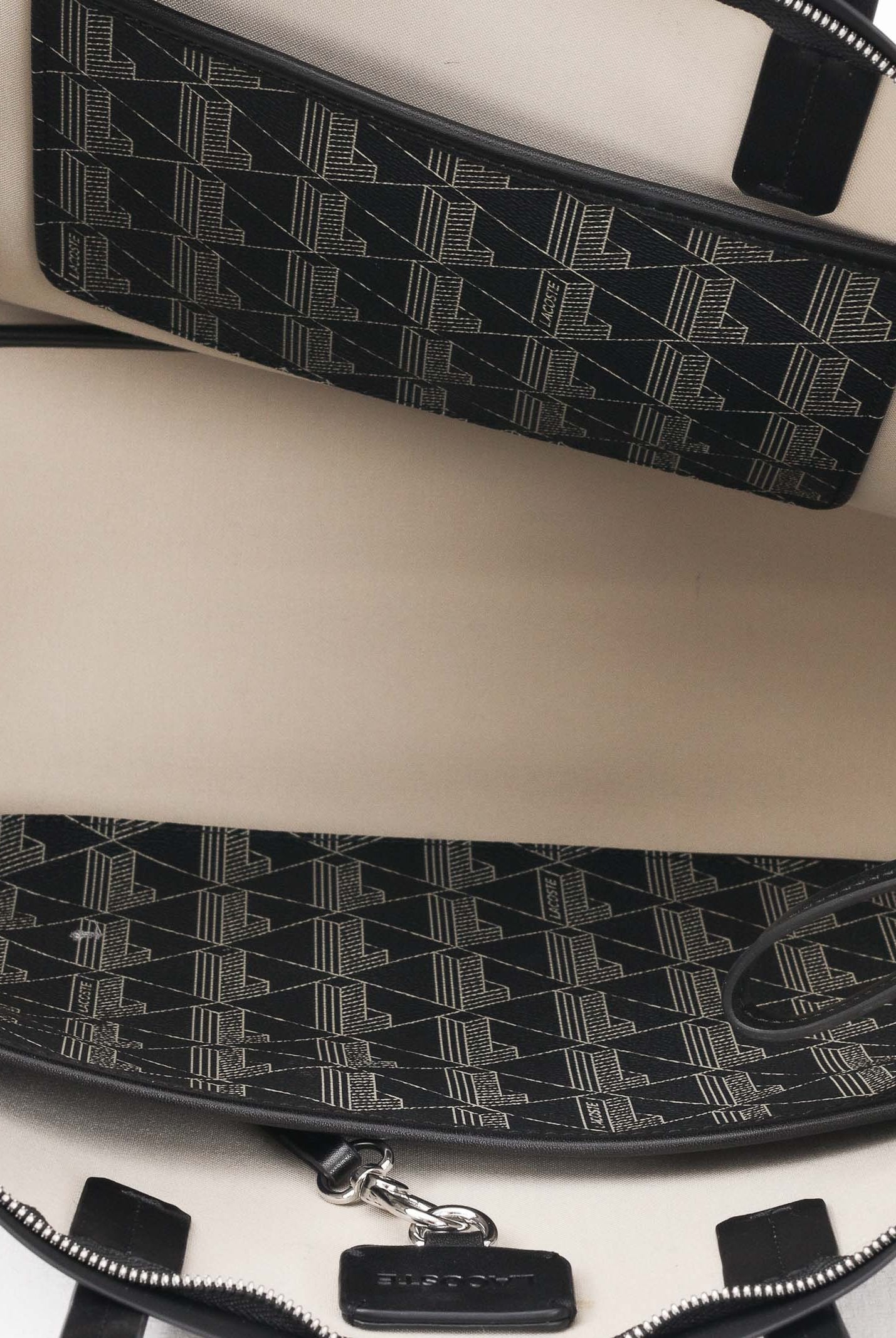 LACOSTE Shopper nera da donna con pochette Zely NF5001 N56 LACOSTE