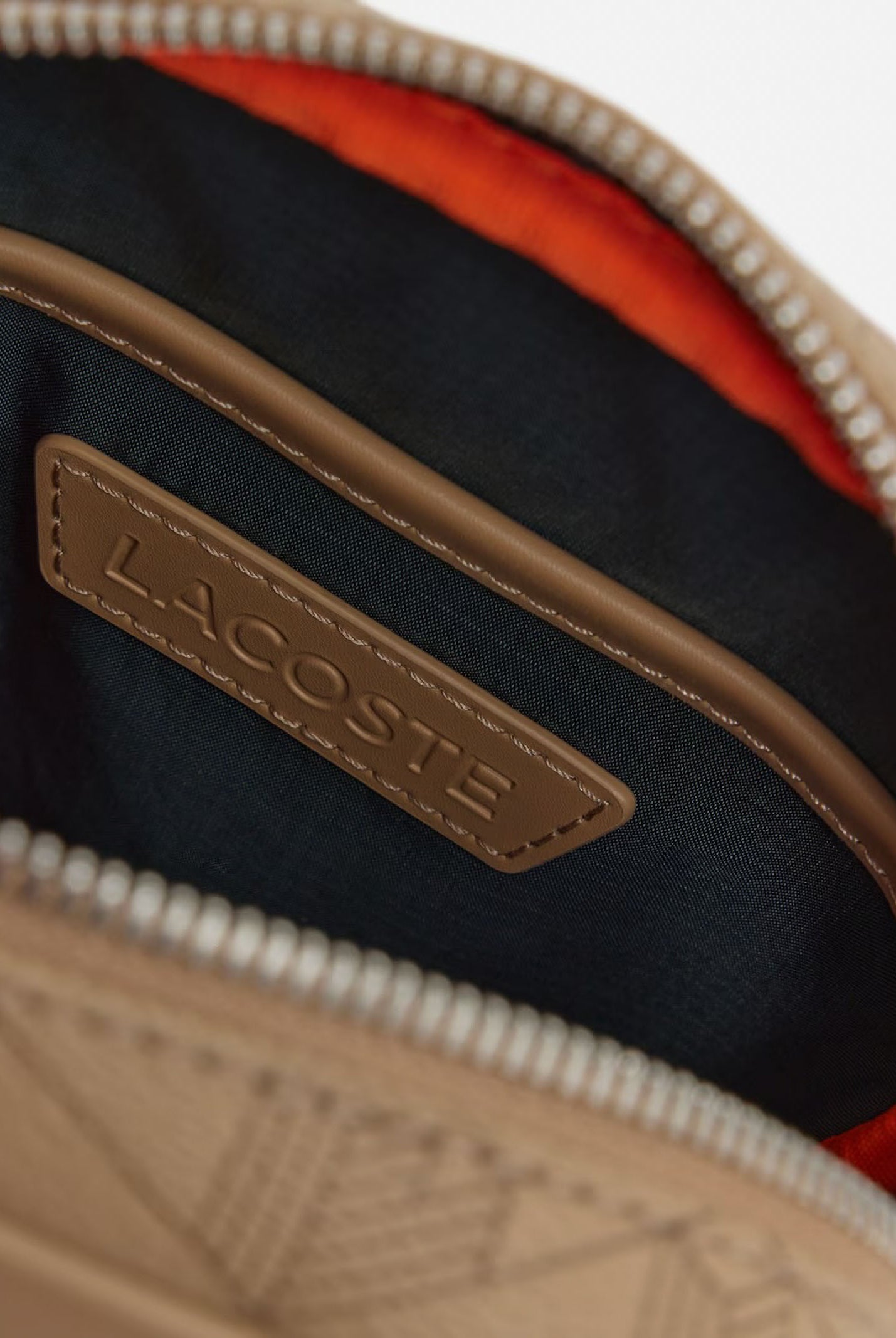 LACOSTE Borsello beige da uomo con stampa monogramma The Blend NH4410 R59 LACOSTE