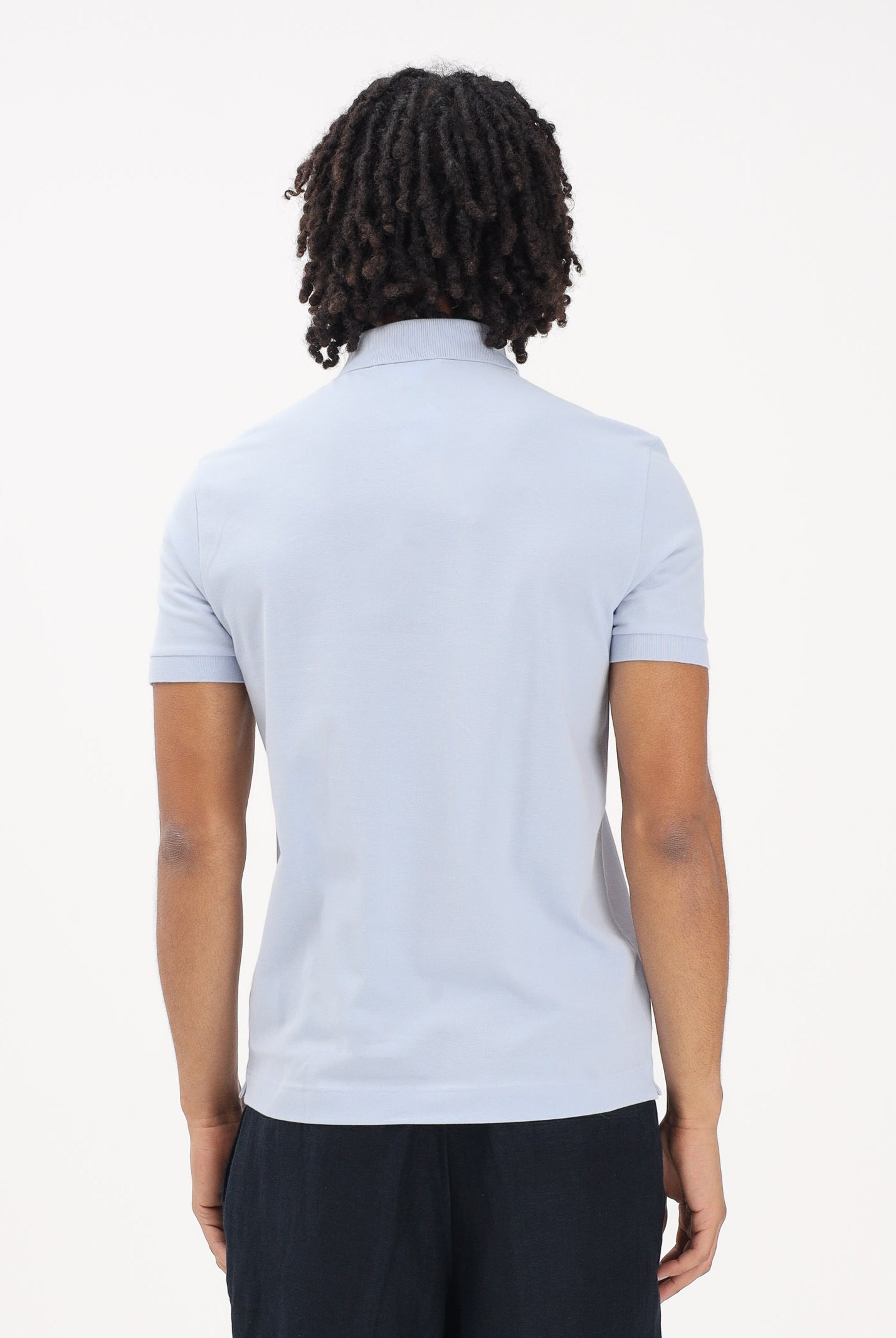 LACOSTE Polo a manica corta celeste da uomo PH5522 J2G LACOSTE