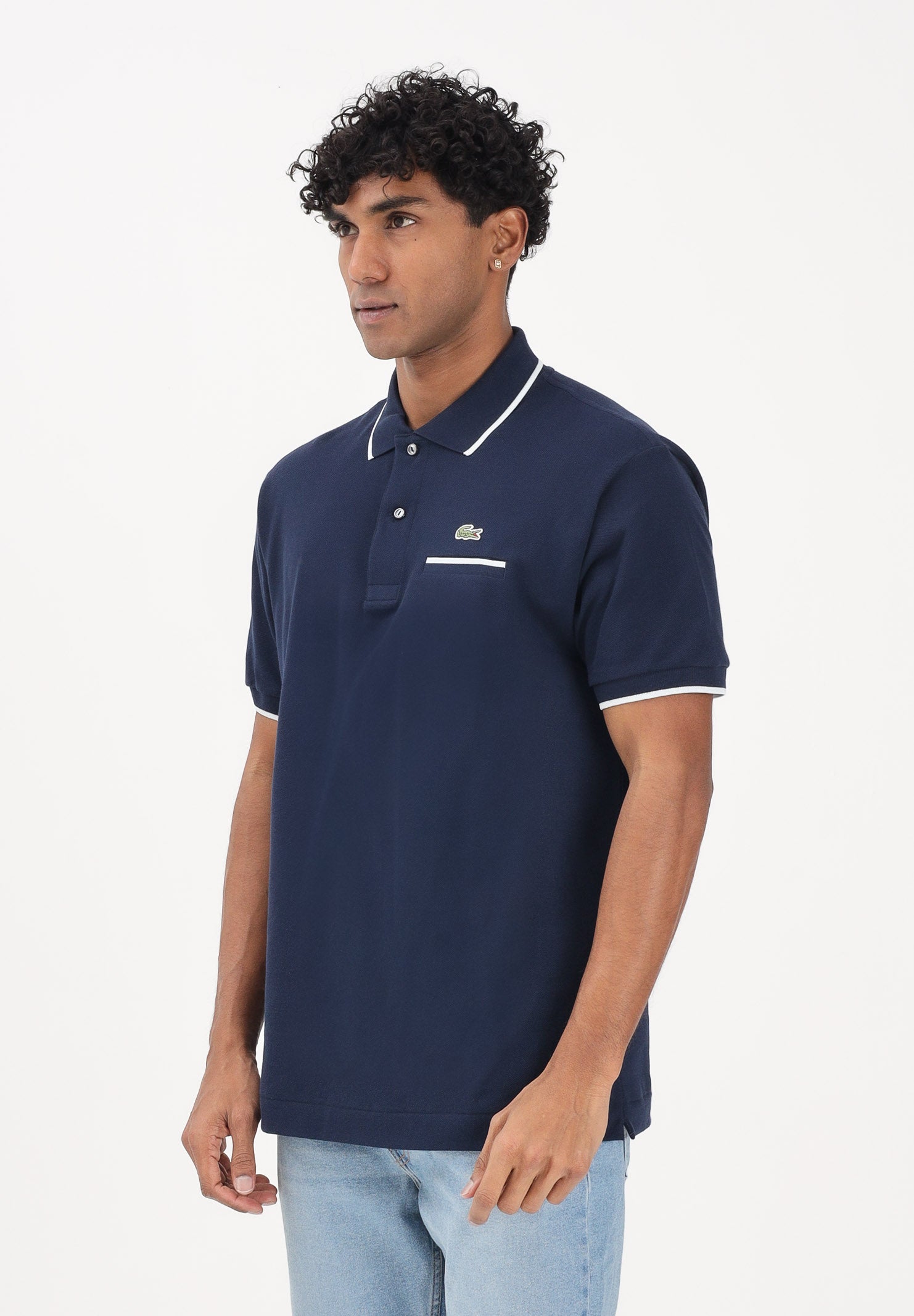 LACOSTE Polo a manica corta classic fit L.12.12 blu da uomo PH9838 HHW LACOSTE