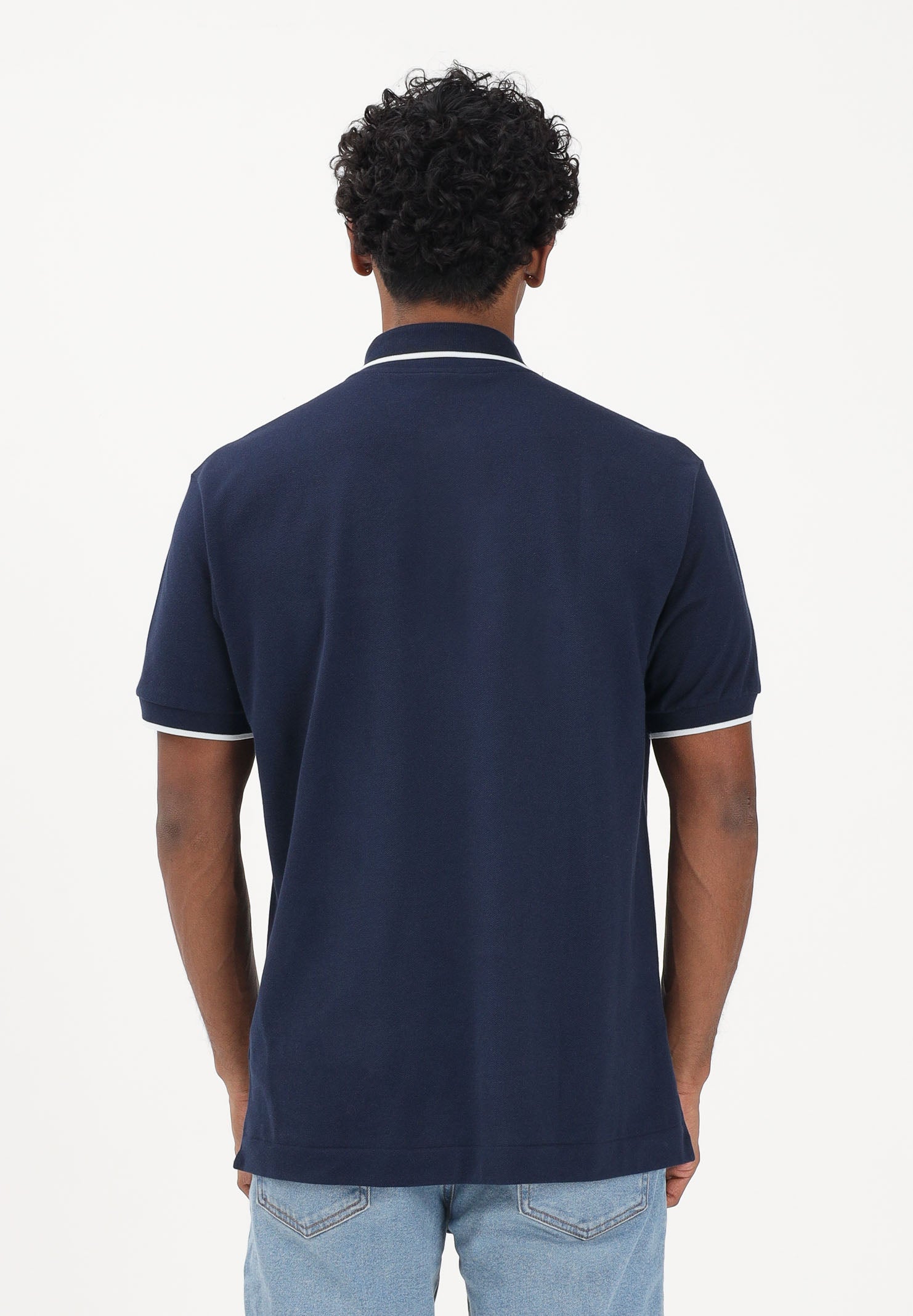 LACOSTE Polo a manica corta classic fit L.12.12 blu da uomo PH9838 HHW LACOSTE