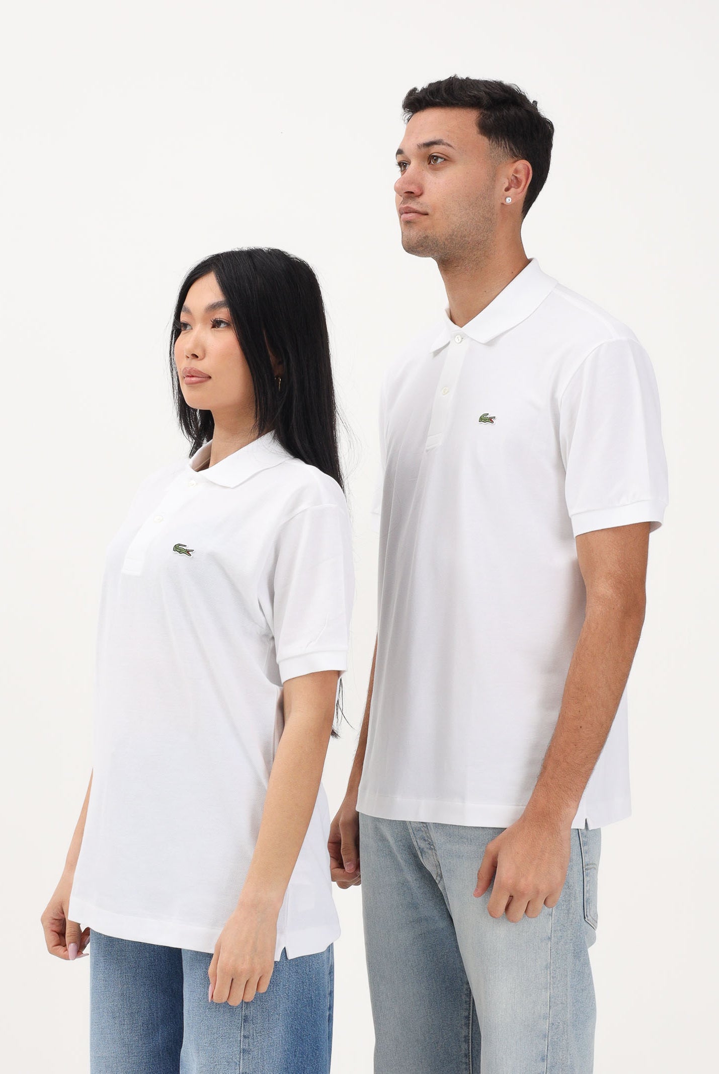 LACOSTE Polo a manica corta Classic Fit L.12.12 LIGHT bianca per uomo e donna PH9851 001 LACOSTE