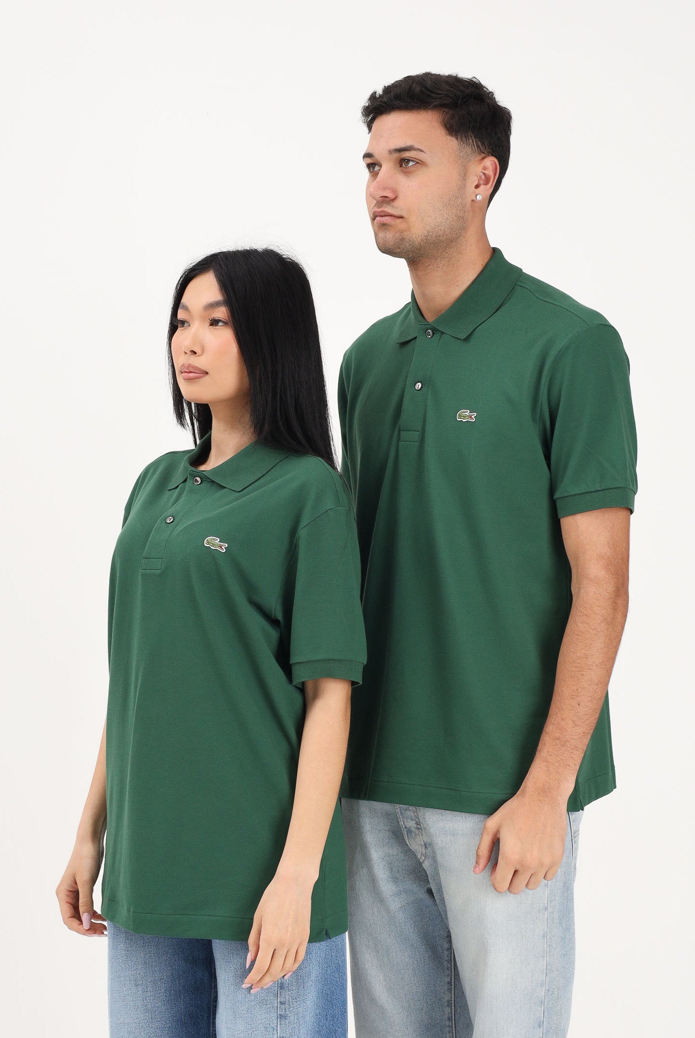 LACOSTE Polo a manica corta Classic Fit L.12.12 LIGHT verde per uomo e donna PH9851 132 LACOSTE